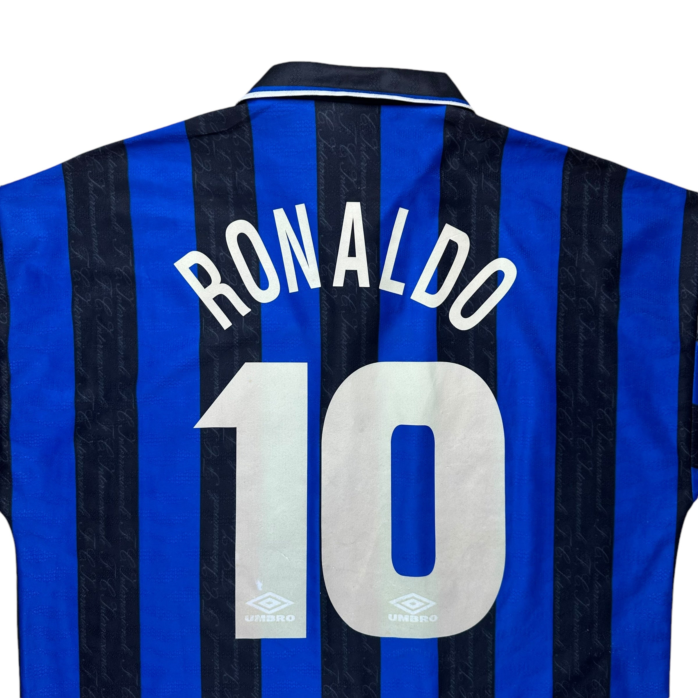 Inter Milan 1996-97 Home Shirt (XL) Ronaldo #10