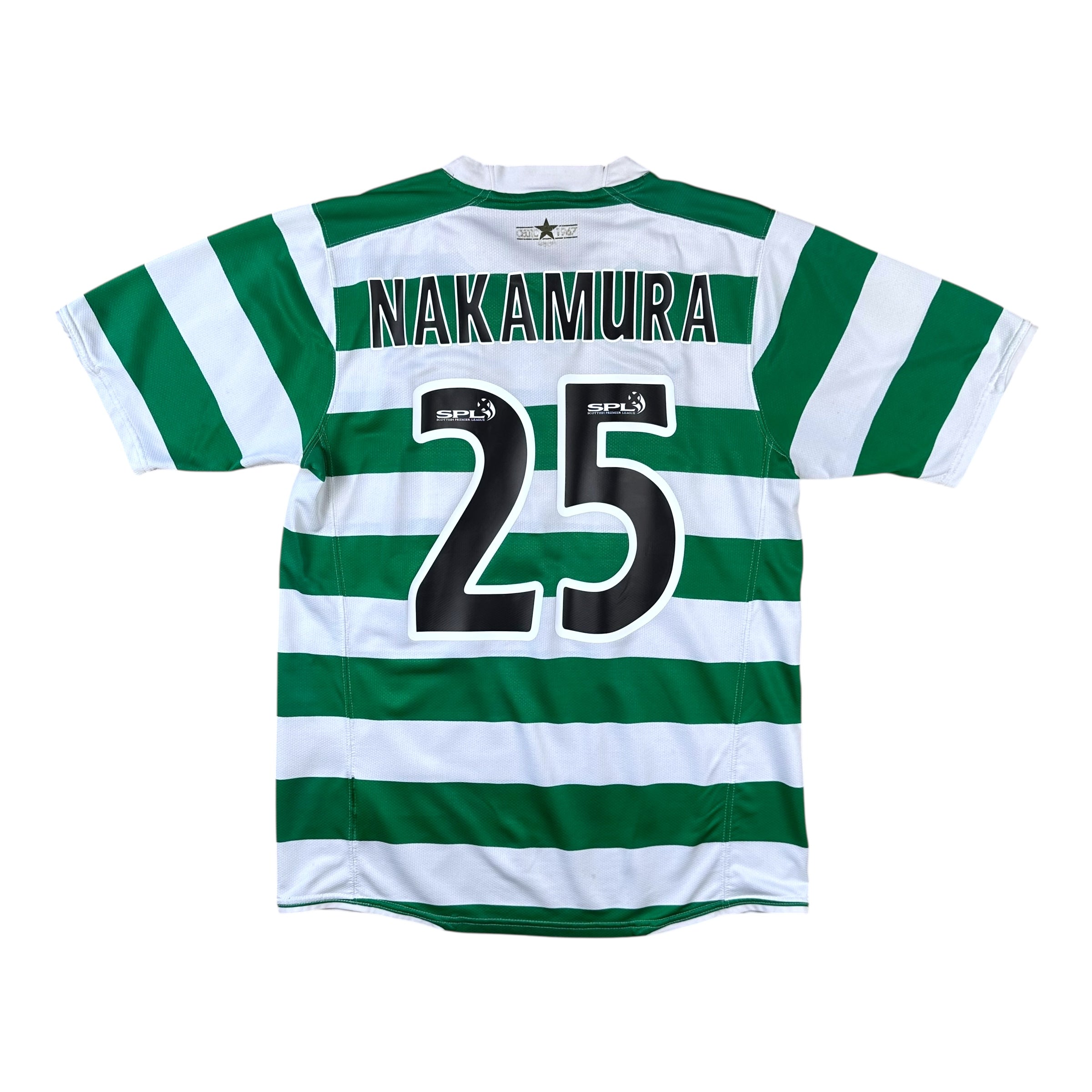 Celtic 2007-08 Home Shirt (M) Nakamura #25