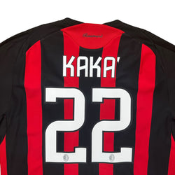 Ac Milan 2008-09 Home Shirt (XL) Kaka #8