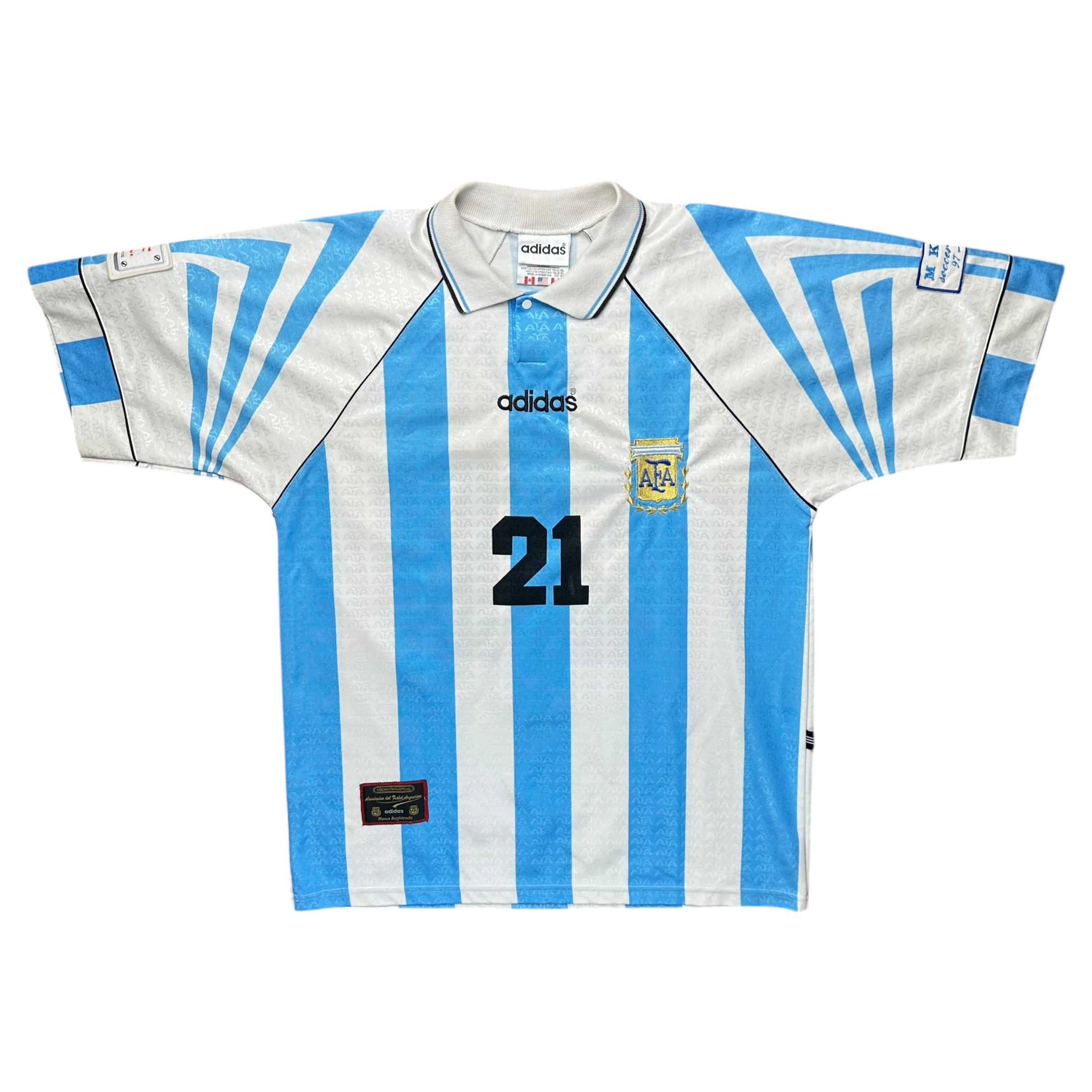 Argentina 1997 Home Shirt (XL) #21