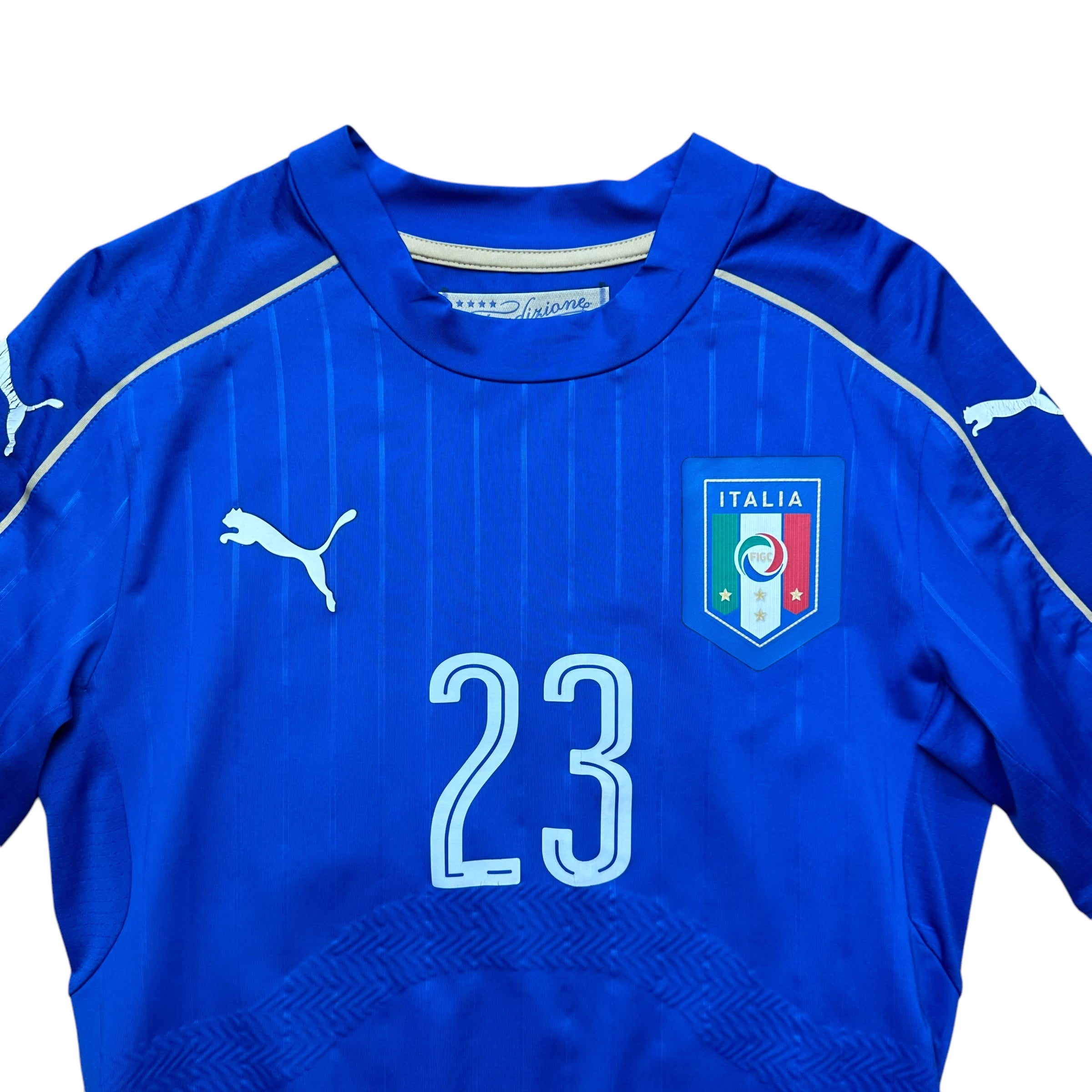 Italy 2014 Player Issue Authentic Home Shirt (M) Verratti #23