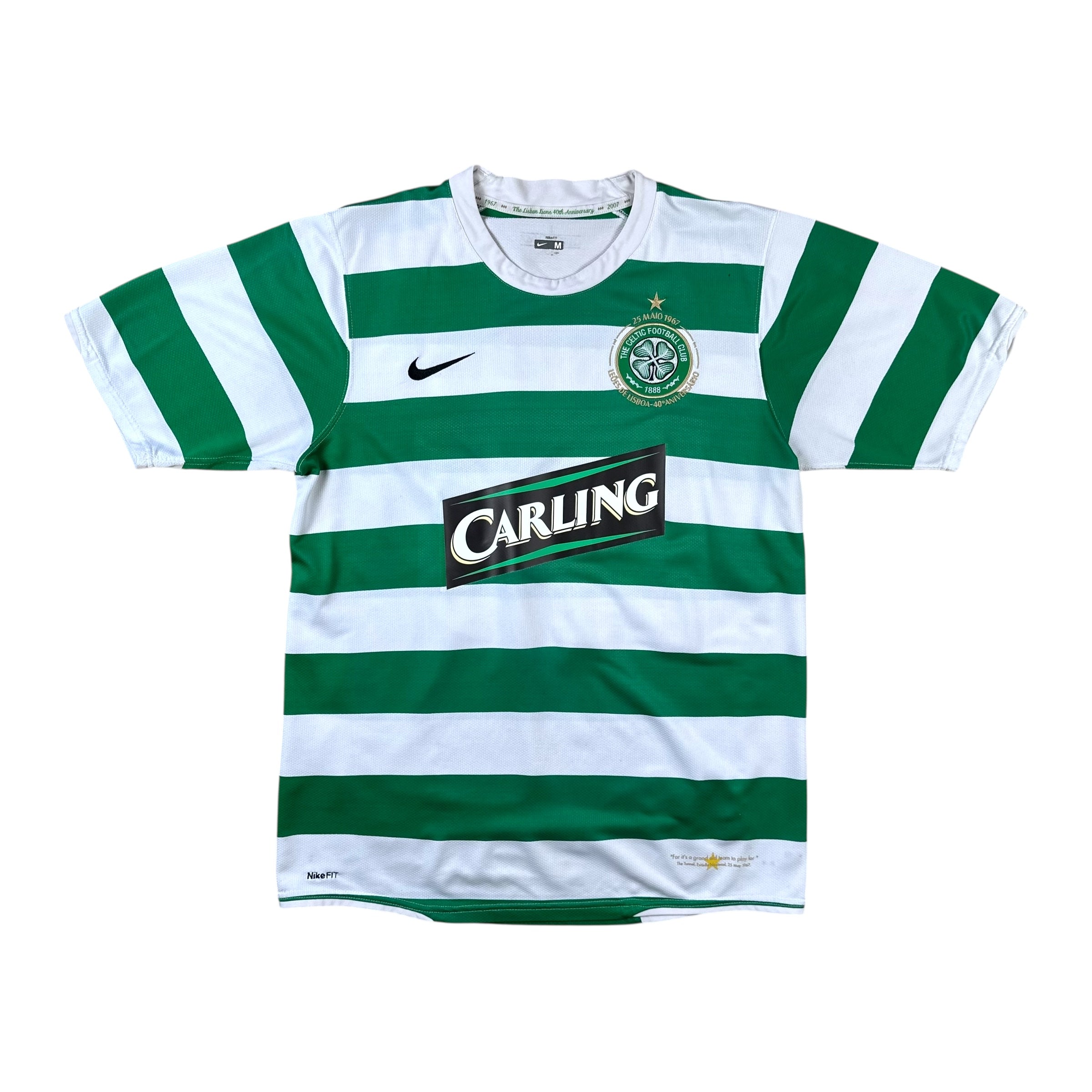 Celtic 2007-08 Home Shirt (M) Nakamura #25