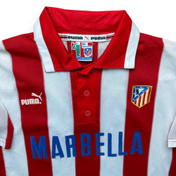 Atletico Madrid 1997-98 Home Shirt (L) Caminero #21