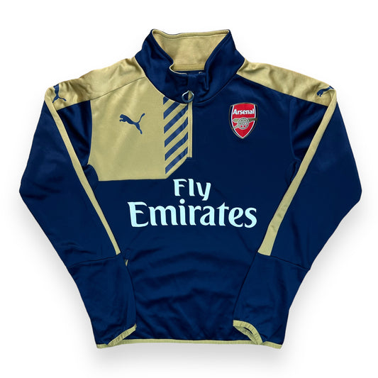 Arsenal 2014-15 1/4 Zip Sweatshirt (M)