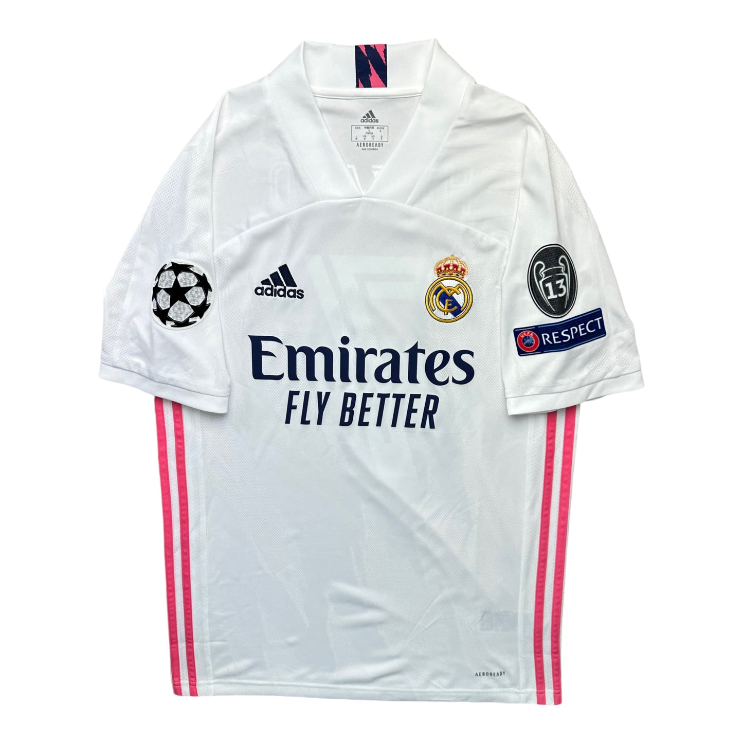 Real Madrid 2020-21 Home Shirt (S) Hazard #7