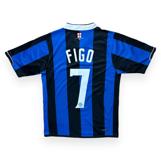 Inter Milan 2006-07 Home Shirt (S) Figo #7