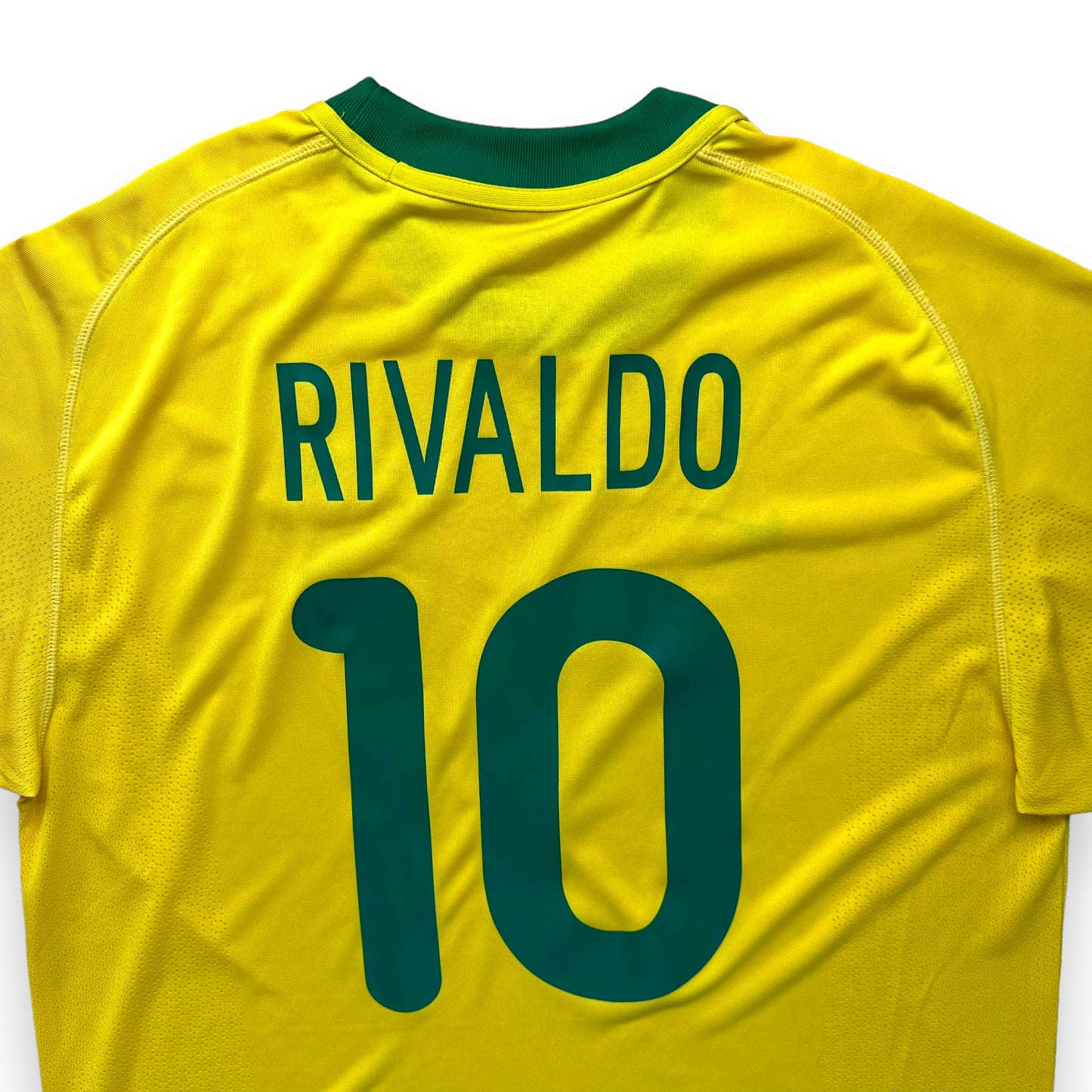 Brazil 2000 Home Shirt (L) Rivaldo #10
