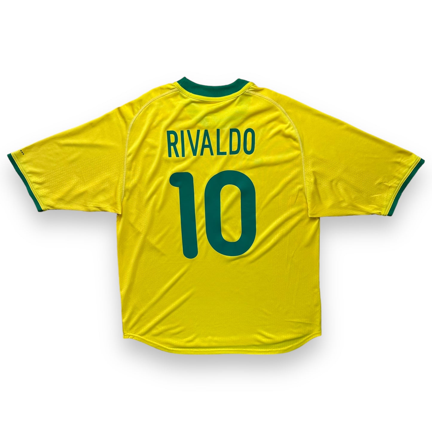 Brazil 2000 Home Shirt (L) Rivaldo #10