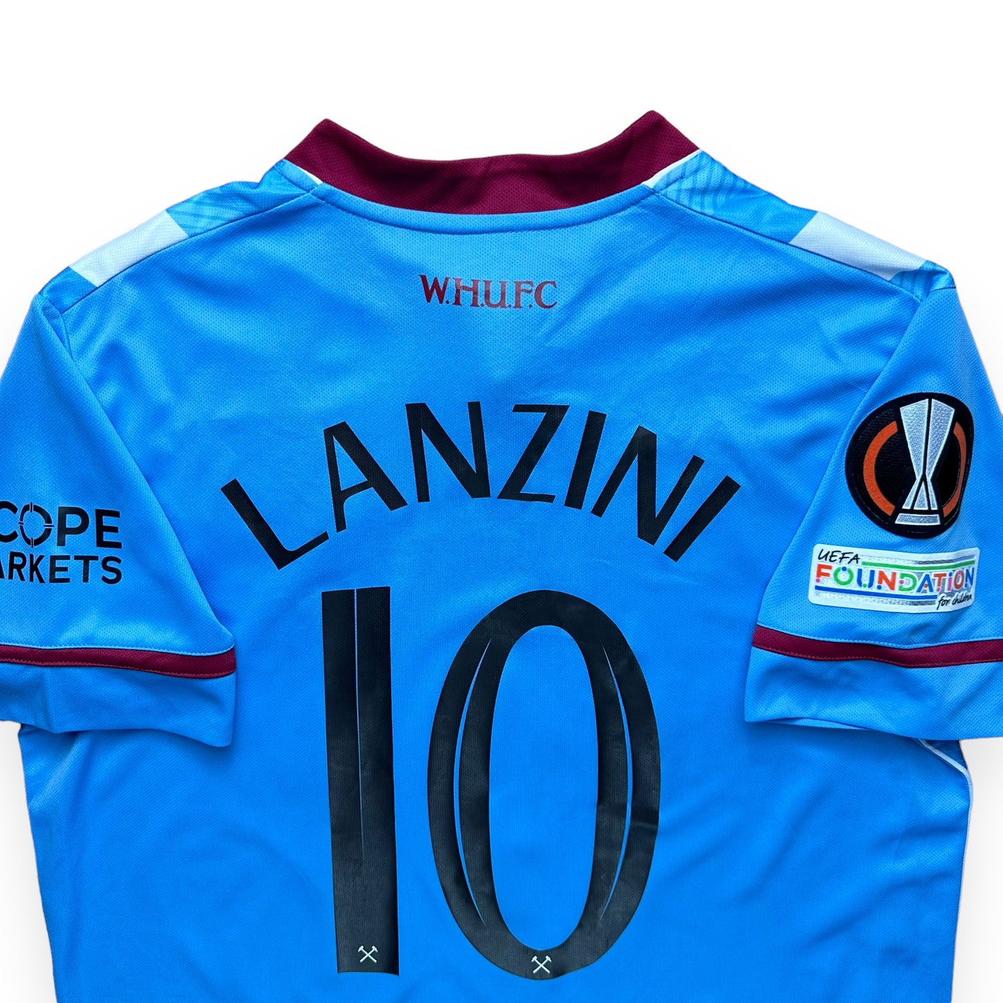West Ham 2021-22 Home Shirt (XL) Lanzini #10