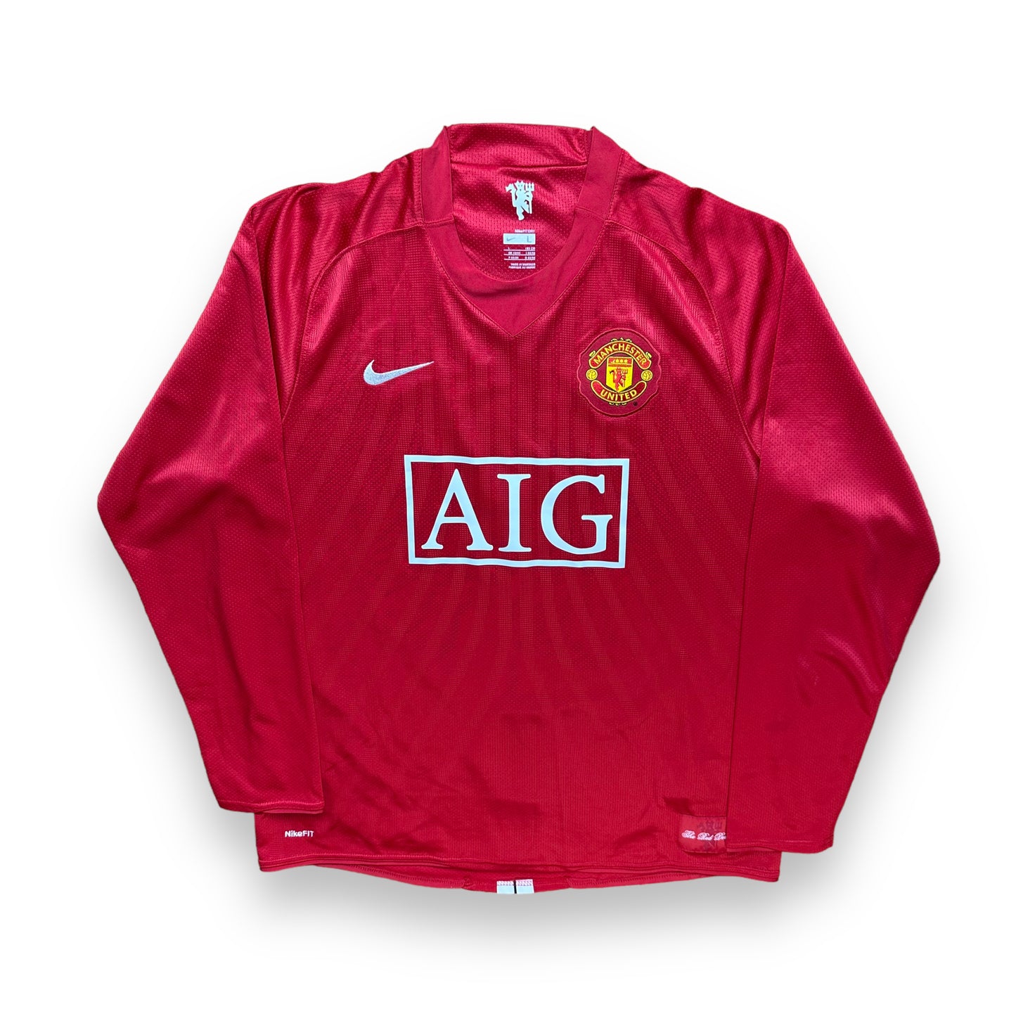 Manchester United 2007-08 Home Shirt (L) Vidic #15