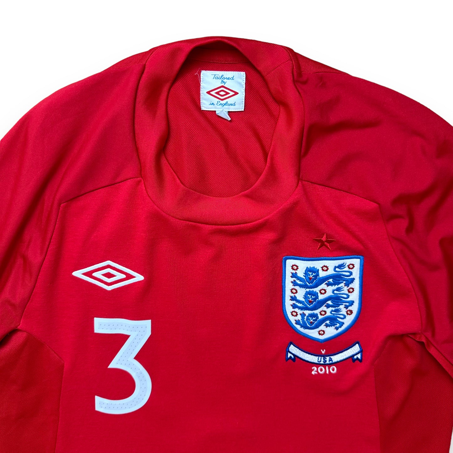 England 2010 Away Shirt (S) A.Cole #3