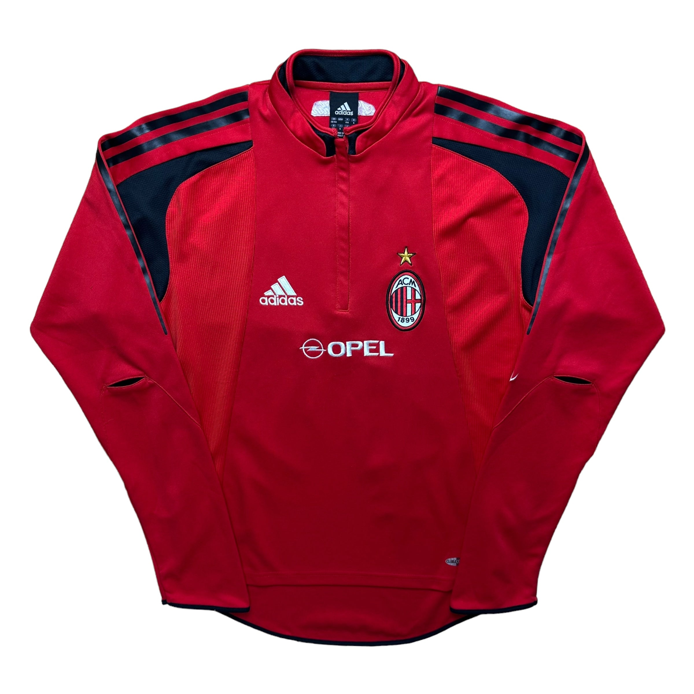 Ac Milan 2004-05 Training 1/4 Zip Sweatshirt (M)