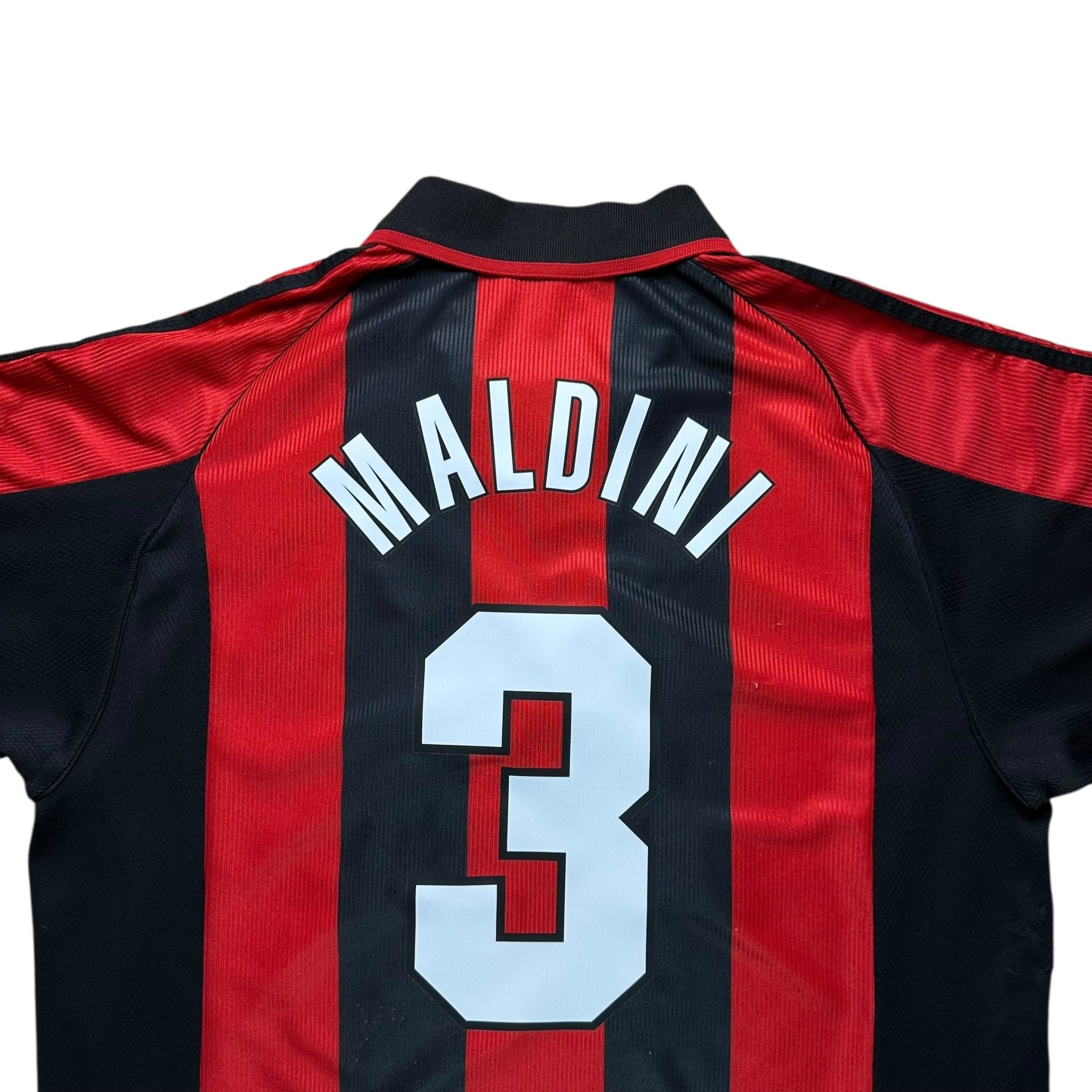 AC Milan 1998 - 00 Home Shirt (XL) Maldini 3 - Kitplug