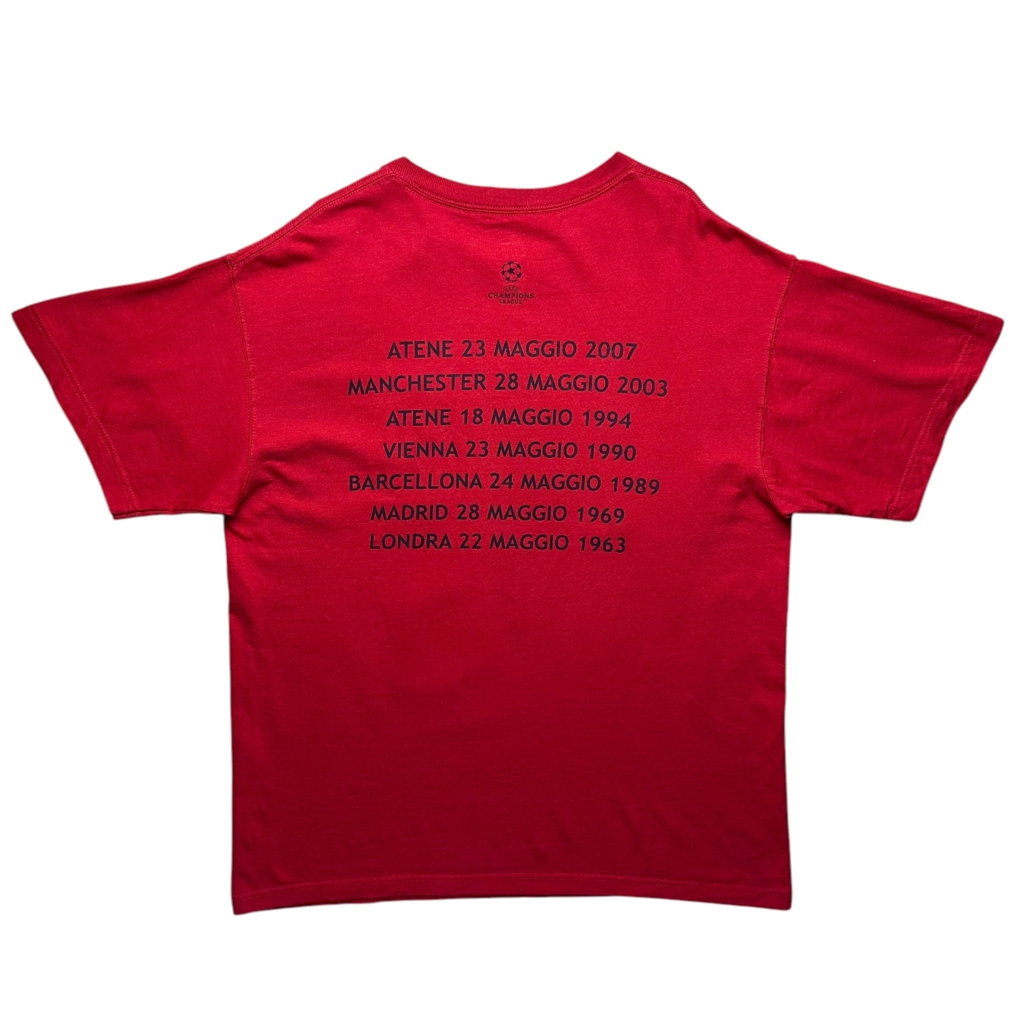 AC Milan 2007 - 08 Champions T-Shirt (M) - Kitplug