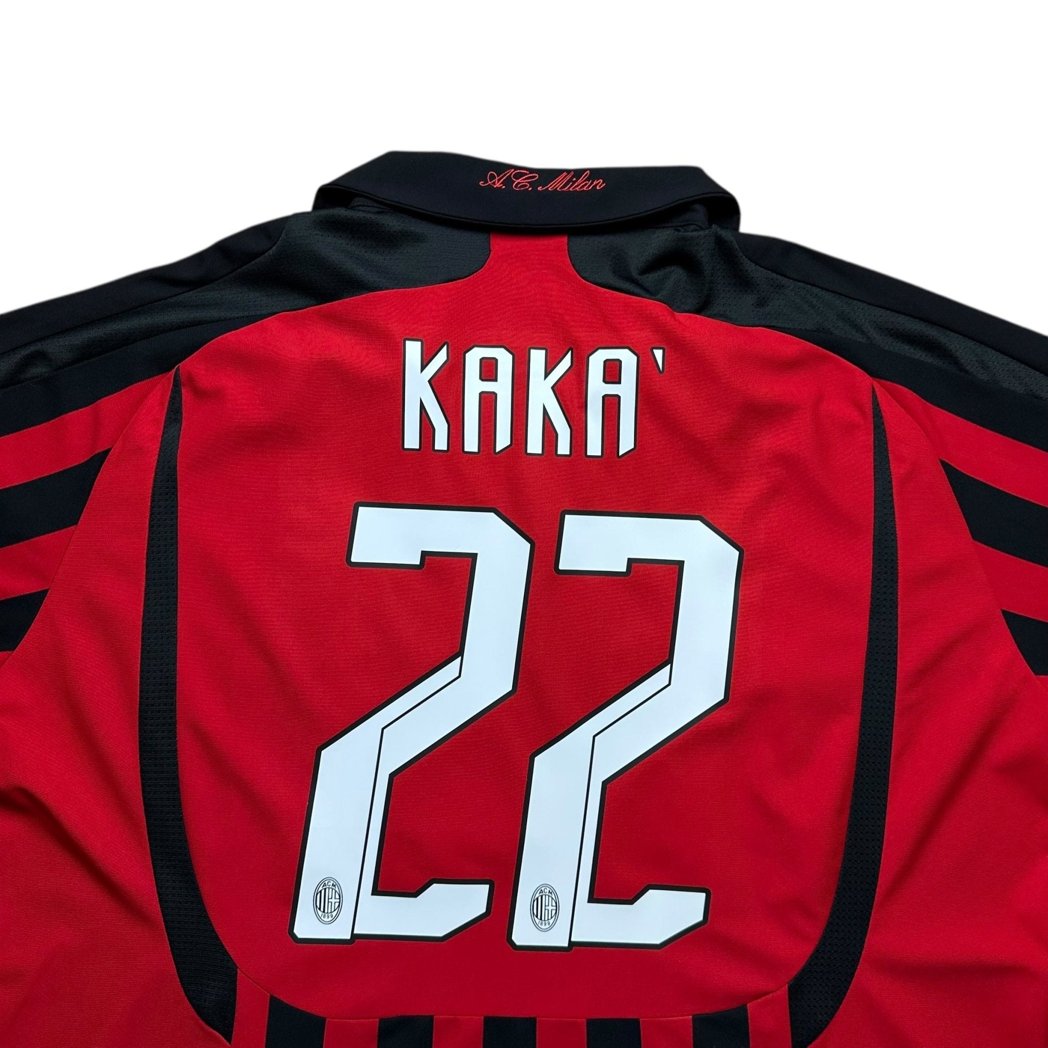 AC Milan 2007 - 08 Home Shirt (XL) Kaka 22 - Kitplug