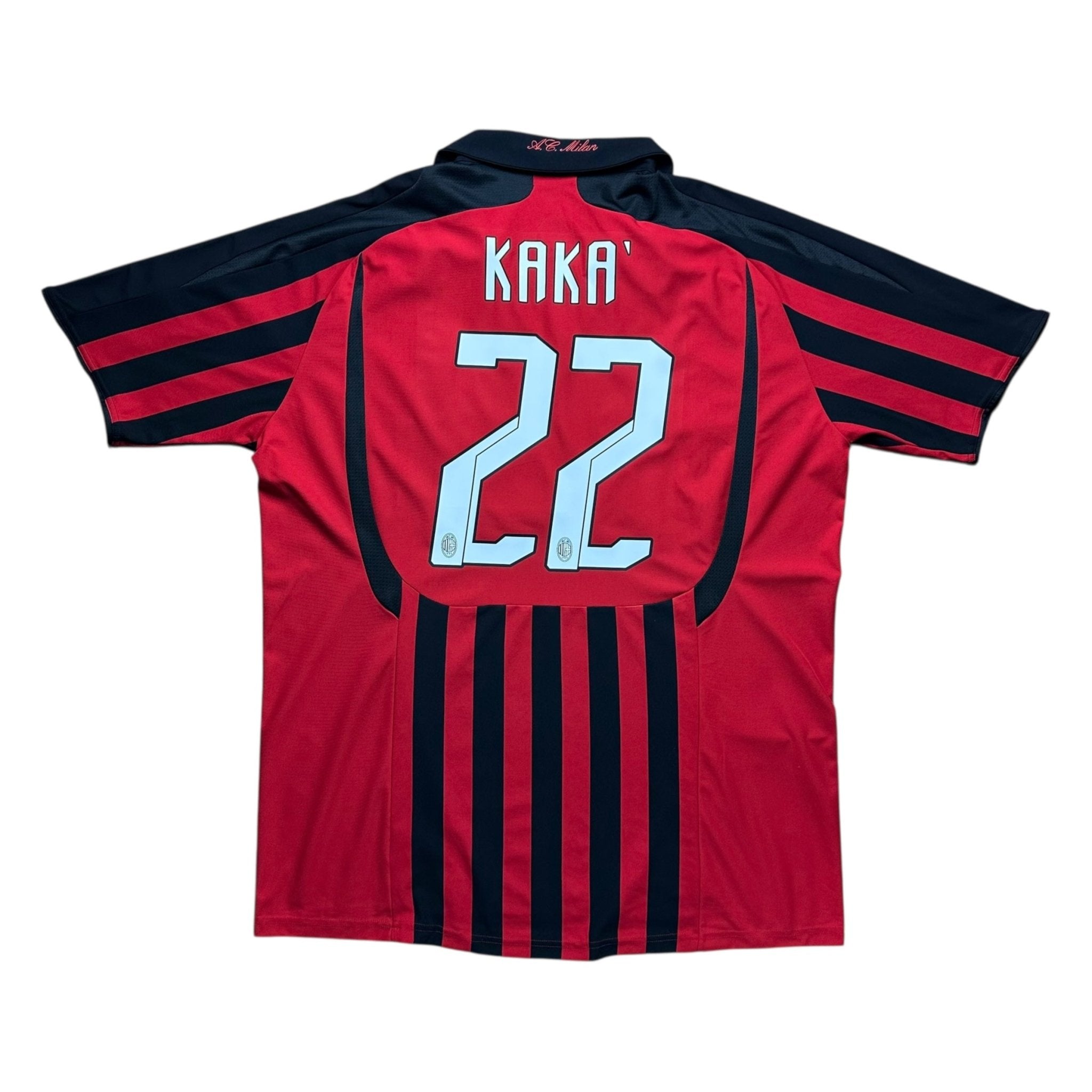 AC Milan 2007 - 08 Home Shirt (XL) Kaka 22 - Kitplug