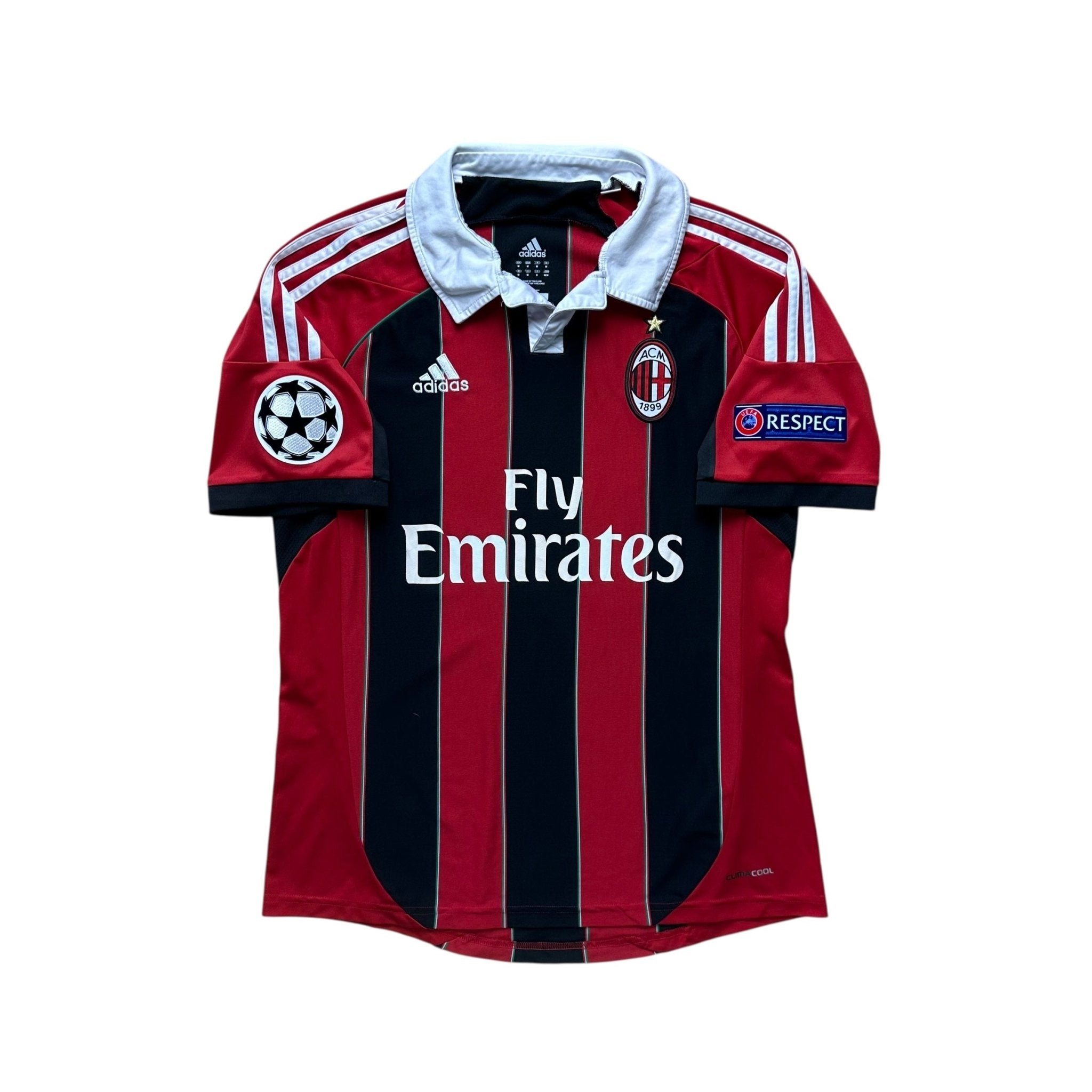 AC Milan 2012 - 13 Home Shirt (M) Ibrahimovic 11 - Kitplug