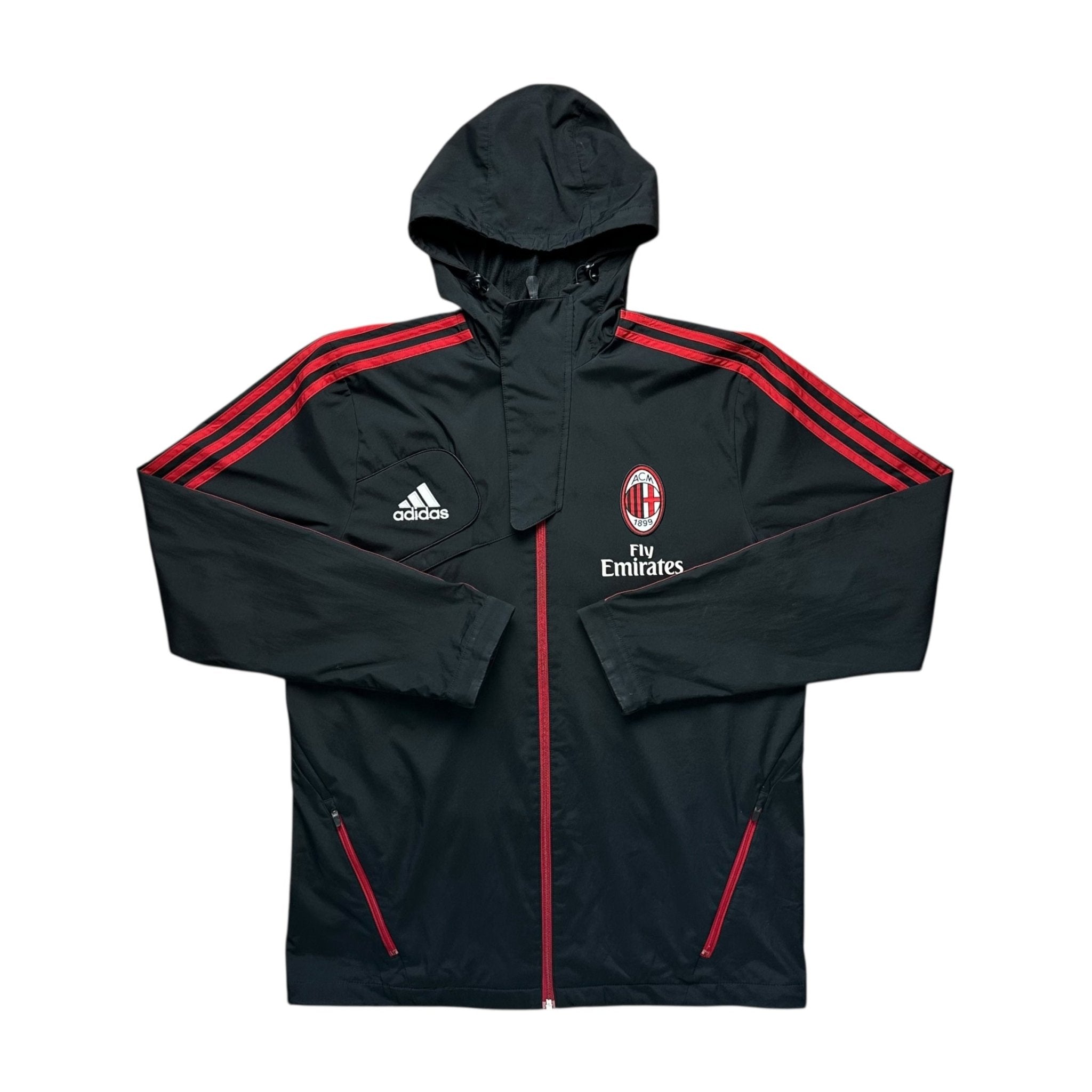 AC Milan 2012 - 13 Hooded Training Jacket (M) - Kitplug