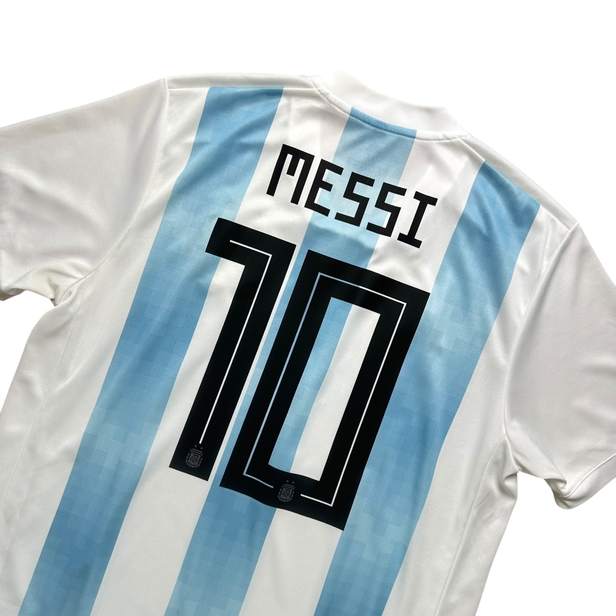 Argentina 2018 Home Shirt (M) Messi 10 - Kitplug
