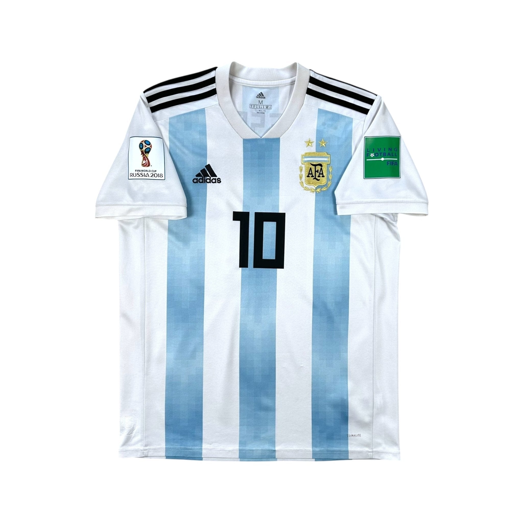 Argentina 2018 Home Shirt (M) Messi 10 - Kitplug