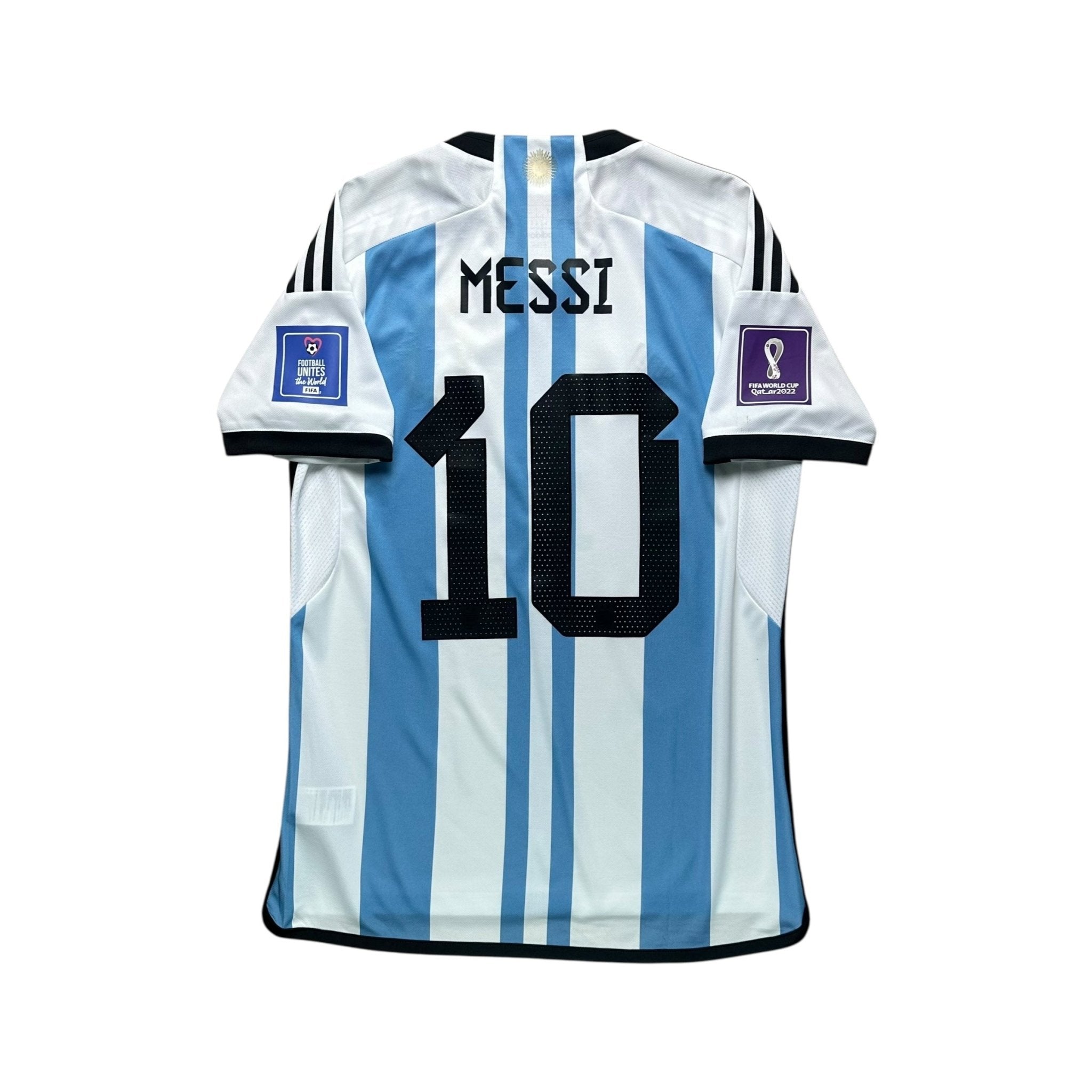 Argentina 2022 Home Shirt (M) Messi 10 - Kitplug