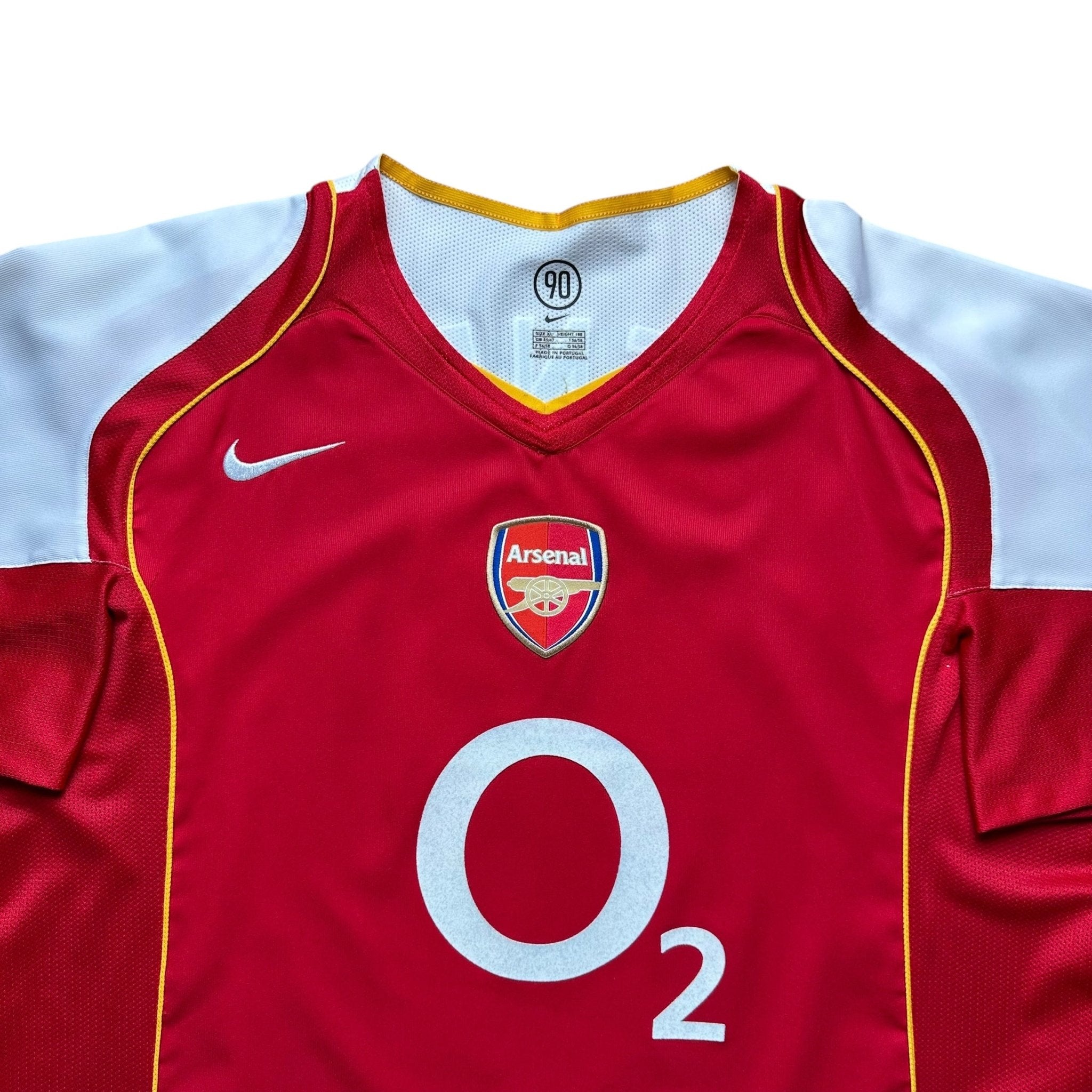 Arsenal 2004 - 05 Home Shirt (XL) Henry 14 - Kitplug