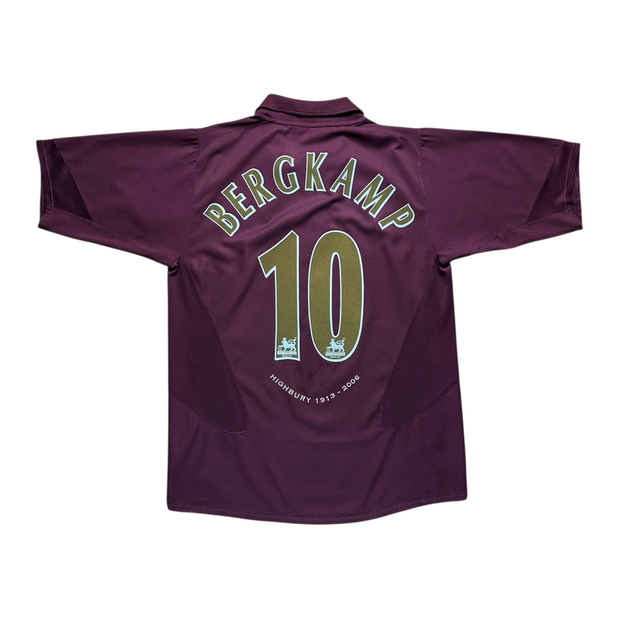 Arsenal 2005 - 06 Home Shirt (L) Bergkamp 10 - Kitplug