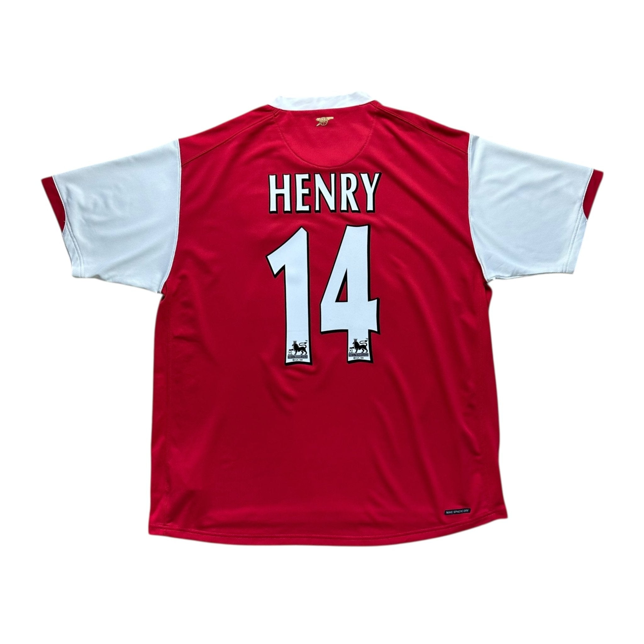 Arsenal 2006 - 08 Home Shirt (XL) Henry 14 - Kitplug