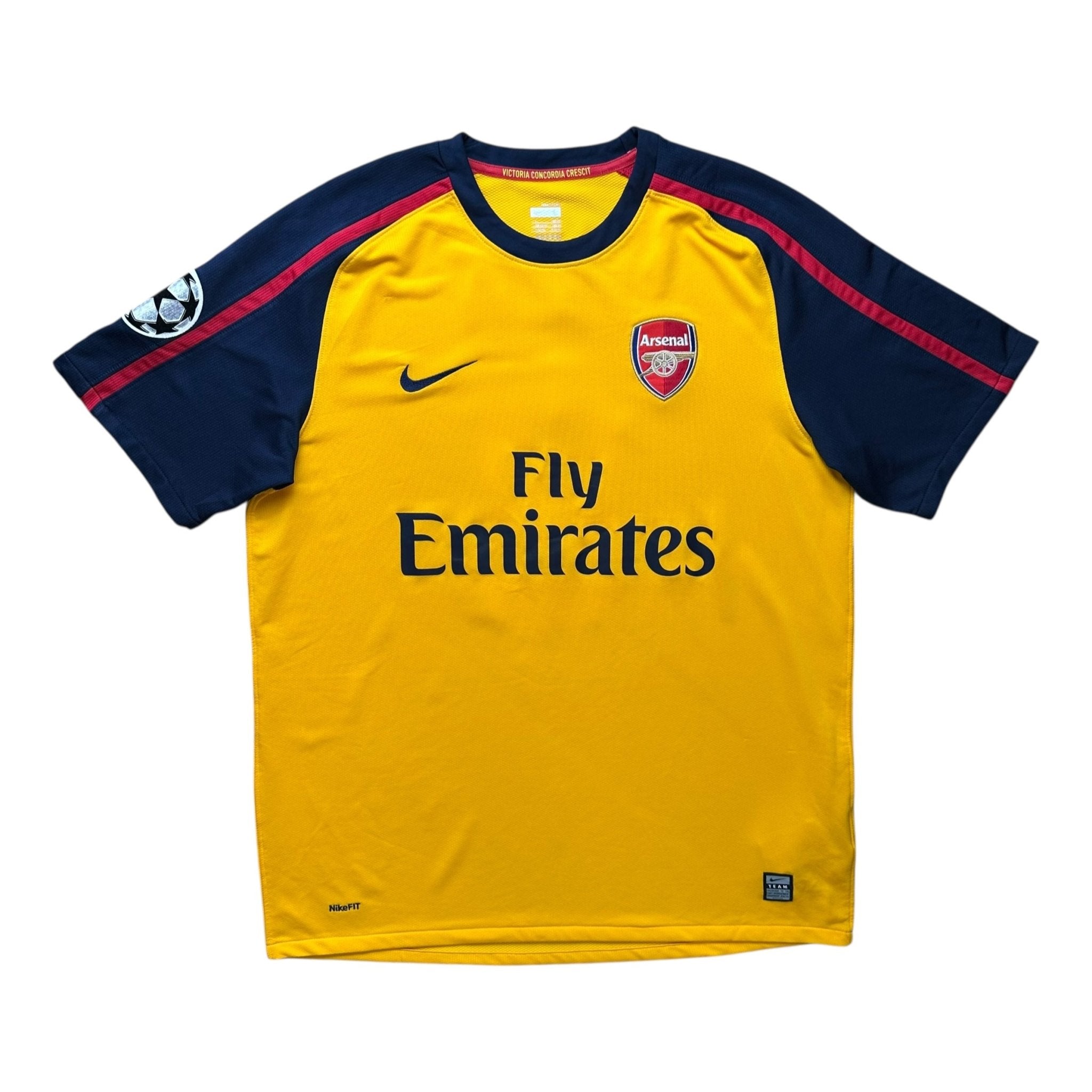 Arsenal 2008 - 09 Away Shirt (L) Nasri 8 - Kitplug