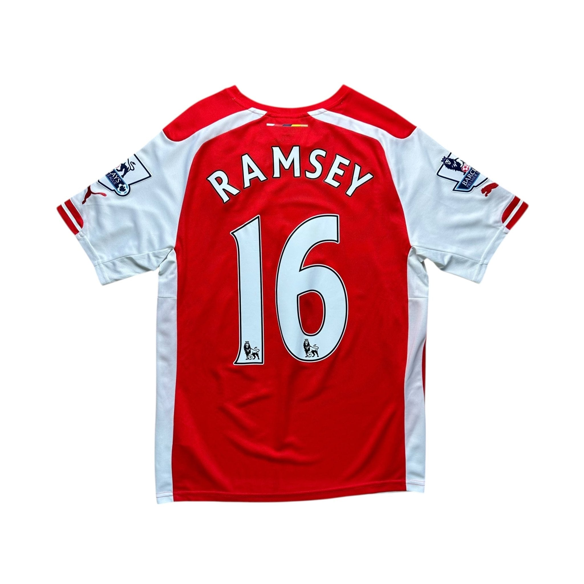 Arsenal 2014 - 15 Home Shirt (S) Ramsey 16 - Kitplug