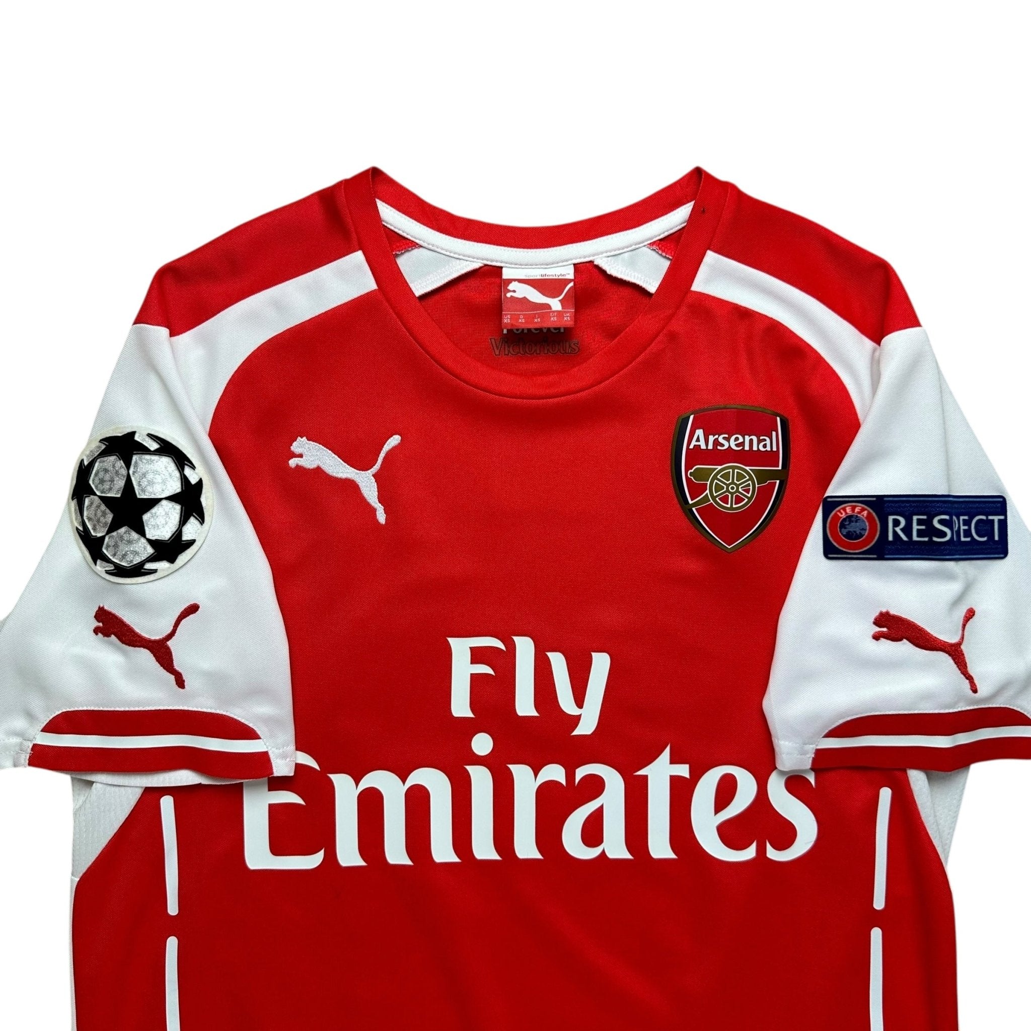 Arsenal 2014 - 15 Home Shirt (XS) Ozil 11 - Kitplug