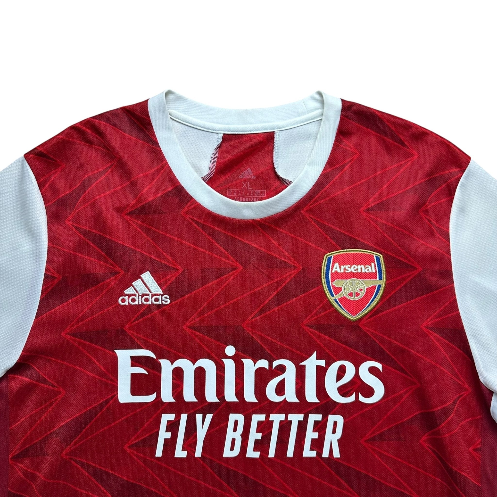 Arsenal 2020 - 21 Home Shirt (XL) Aubameyang 14 - Kitplug