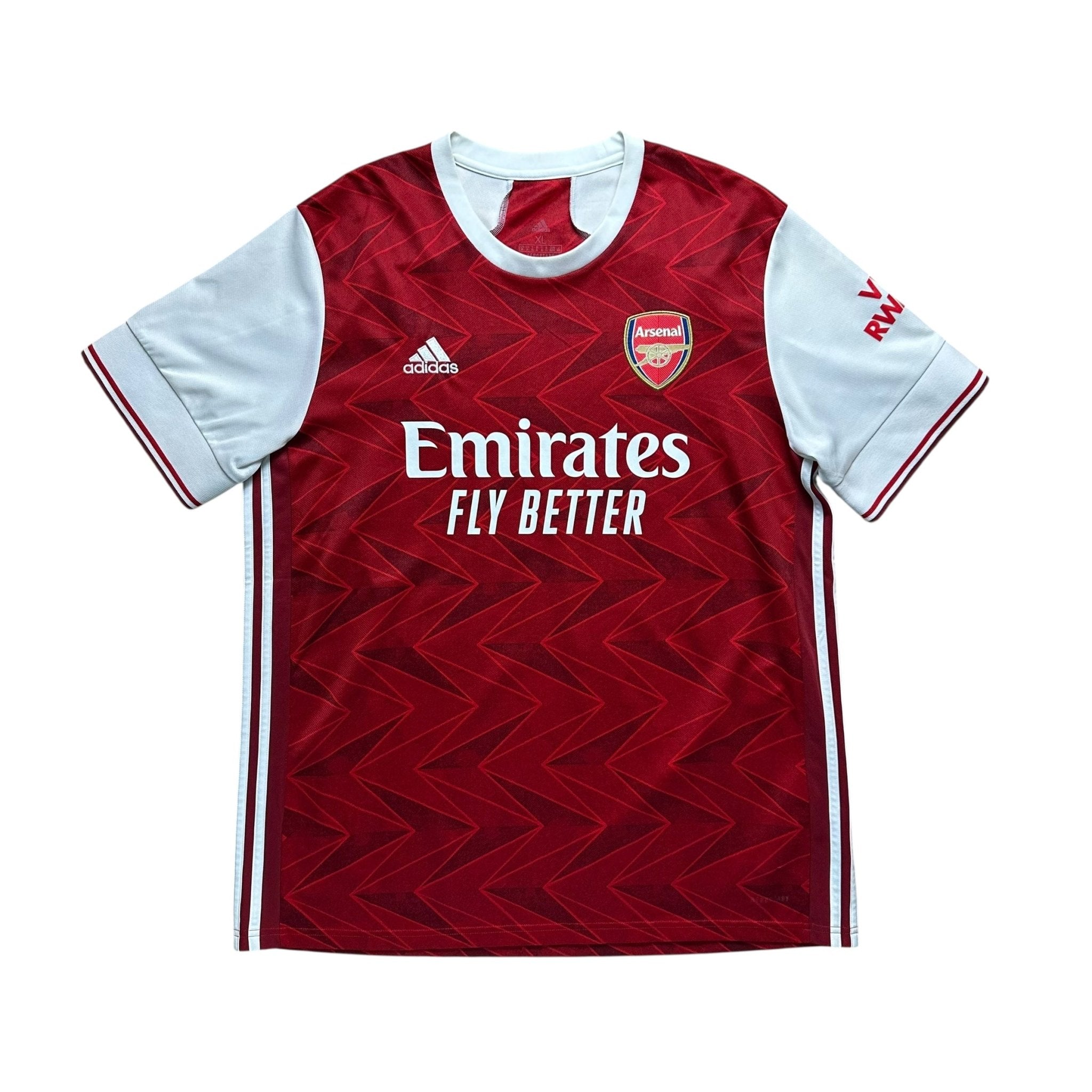 Arsenal 2020 - 21 Home Shirt (XL) Aubameyang 14 - Kitplug