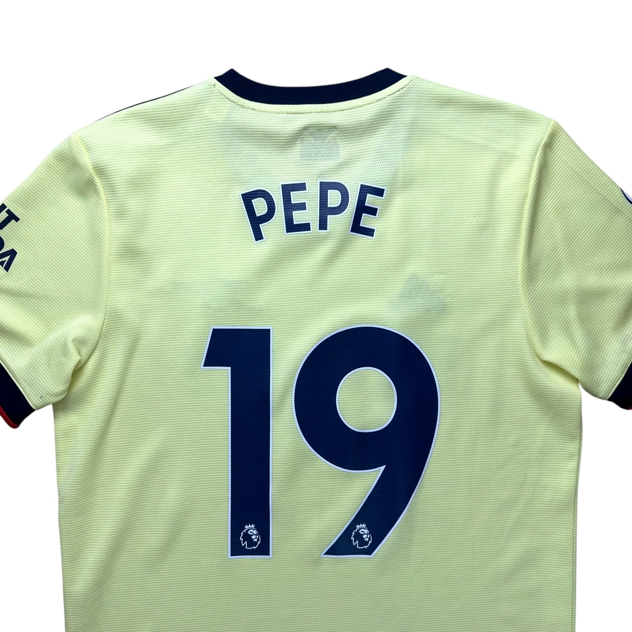 Arsenal 2021 - 22 Away Shirt (M) Pepe 19 - Kitplug