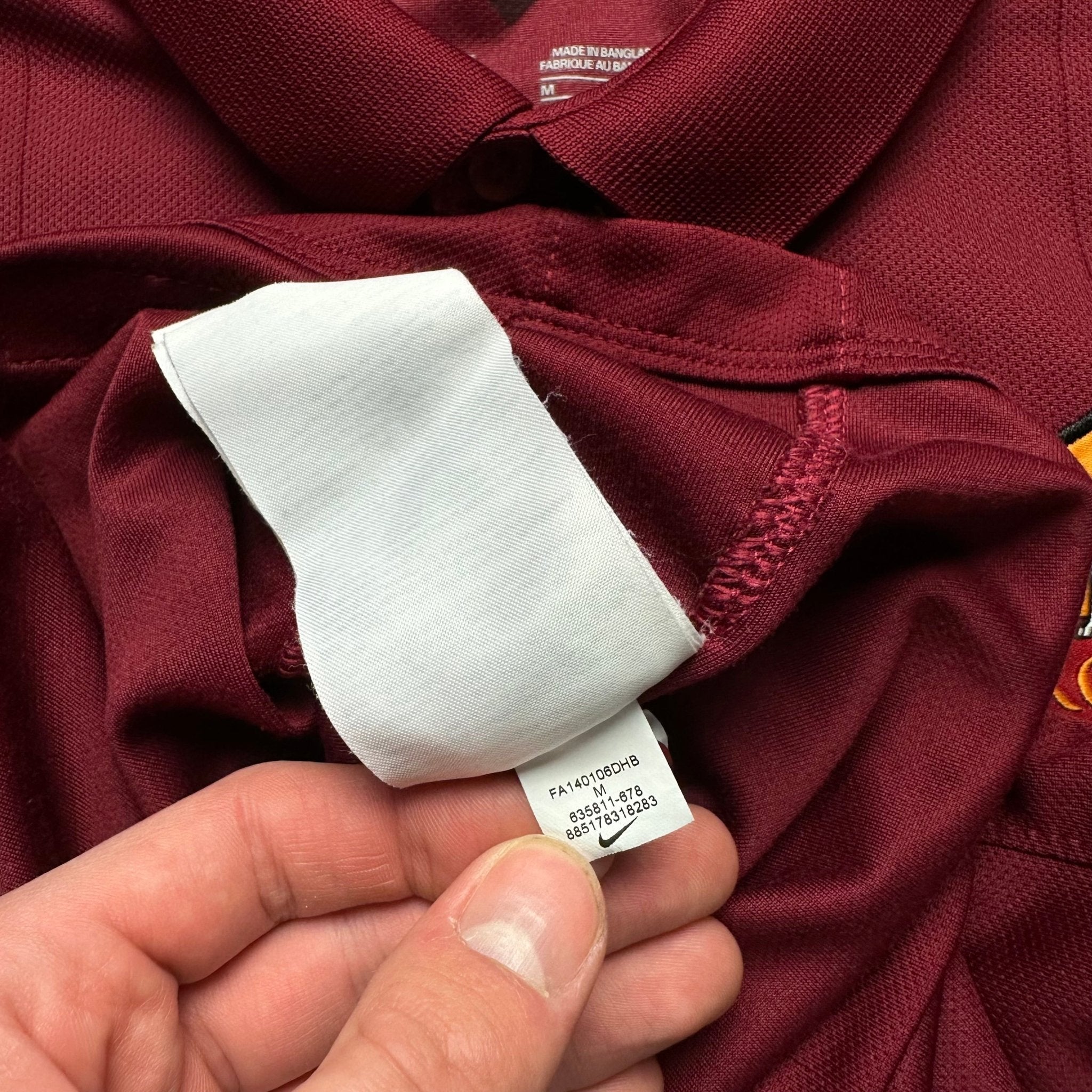 AS Roma 2014 - 15 Home Shirt (M) Totti 10 - Kitplug