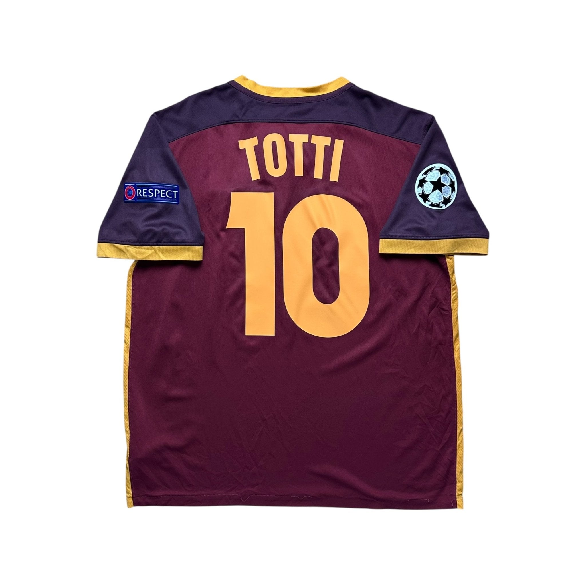AS Roma 2015 - 16 Home Shirt (XL) Totti 10 - Kitplug