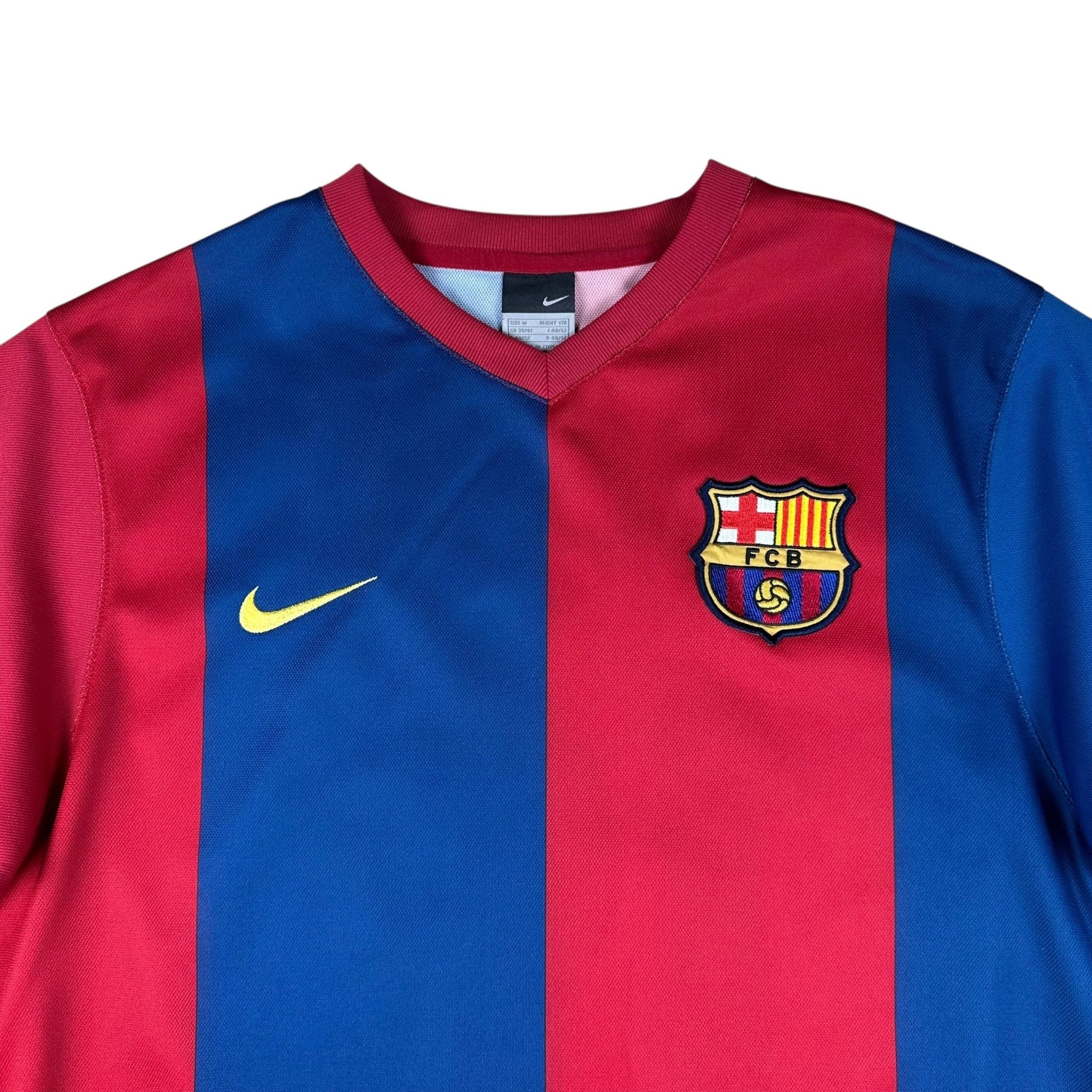 Barcelona 2006-07 Basic Home Shirt (M) Messi 19 - Kitplug