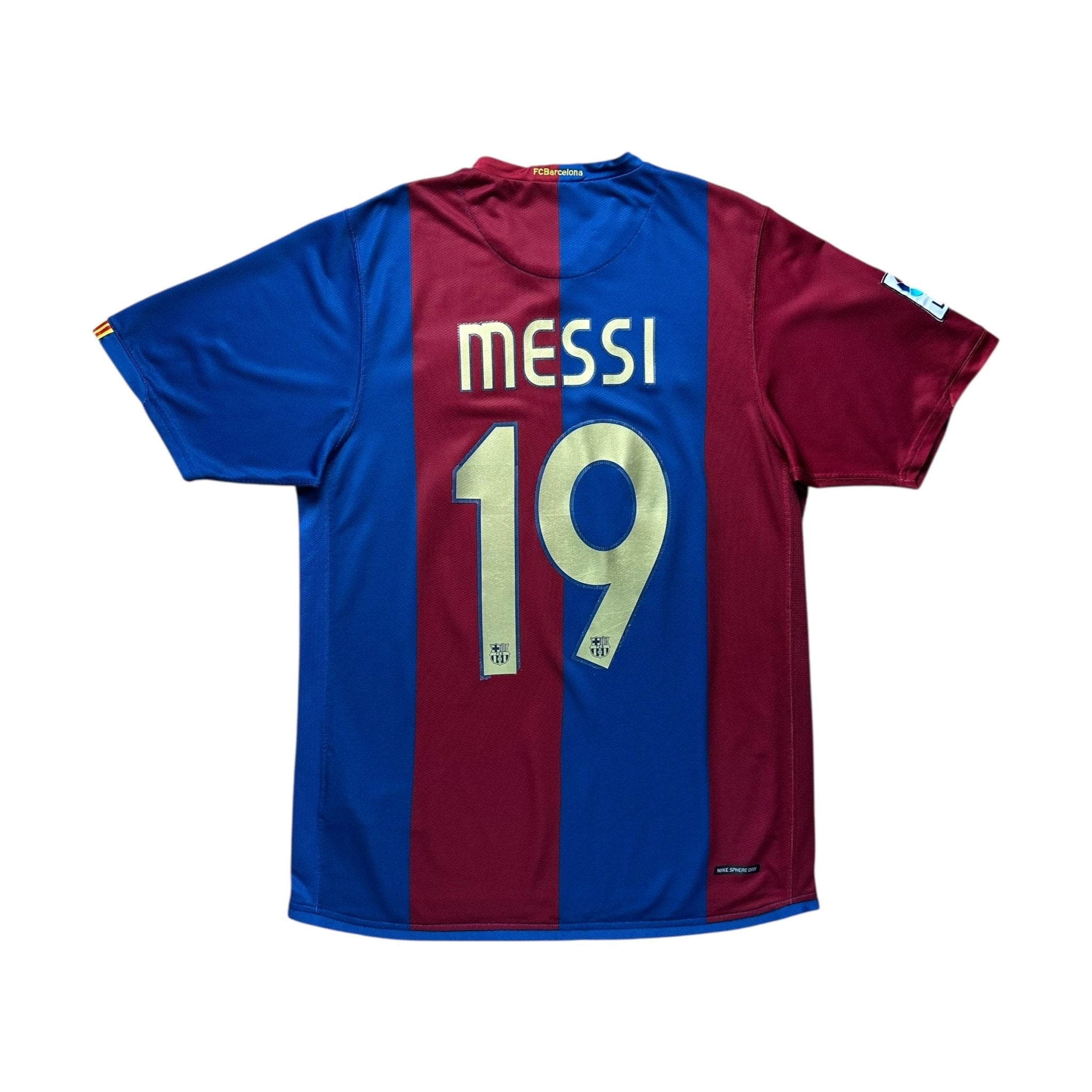 Barcelona 2006 - 07 Home Shirt (M) Messi 19 - Kitplug
