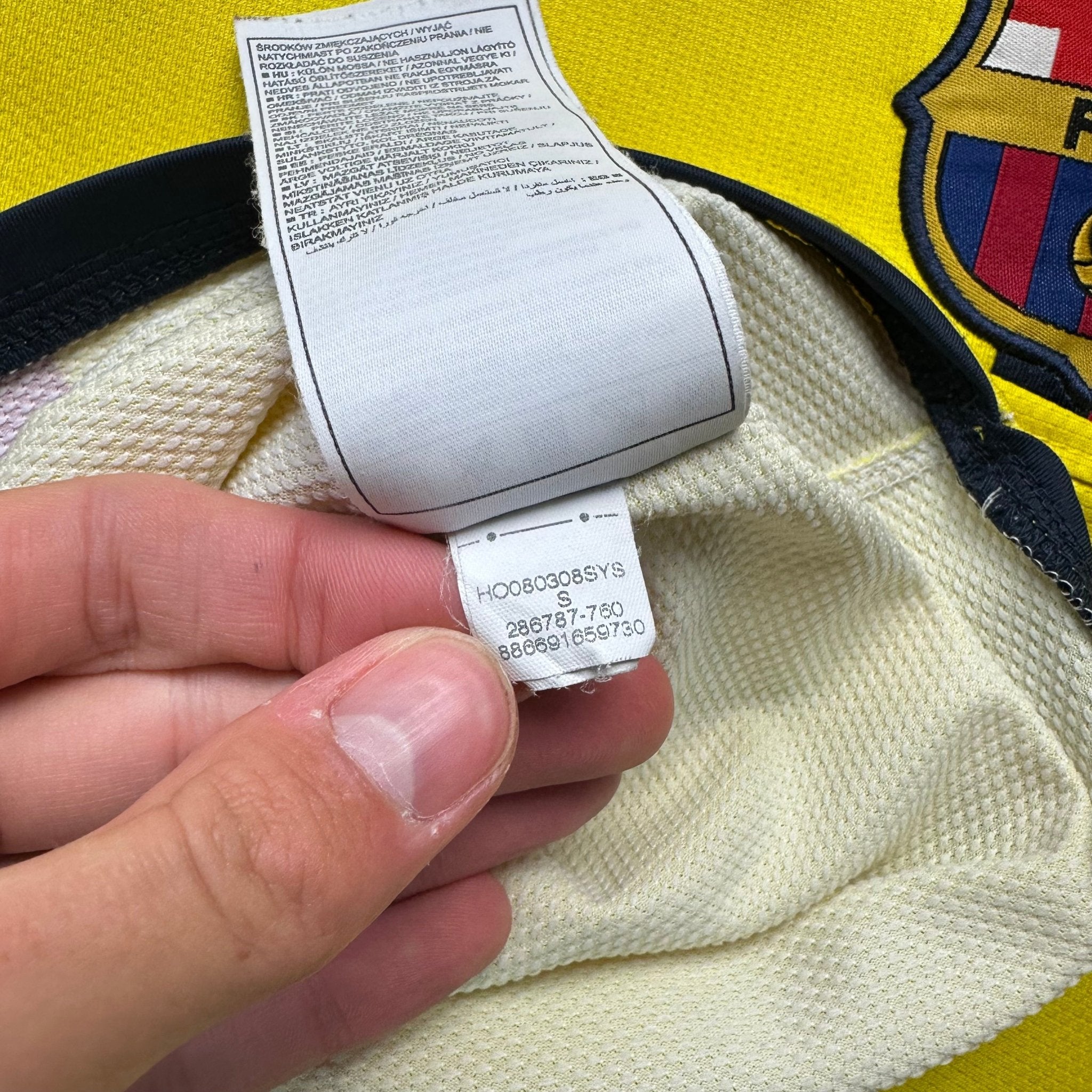 Barcelona 2008 - 09 Away Shirt (S) Messi 10 - Kitplug