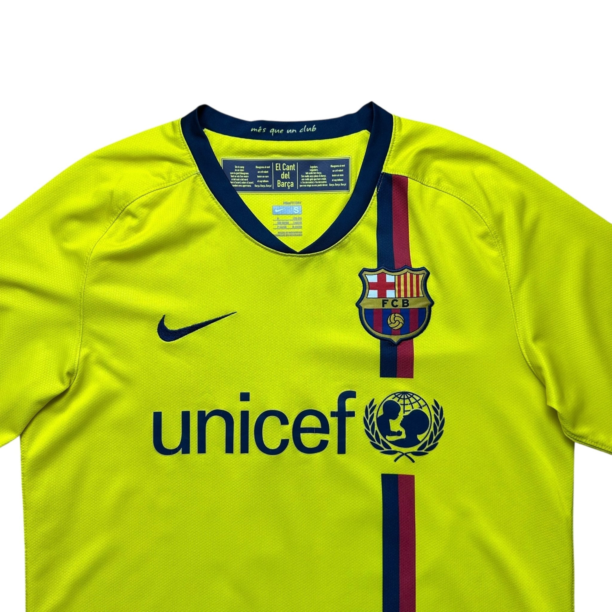 Barcelona 2008 - 09 Away Shirt (S) Messi 10 - Kitplug
