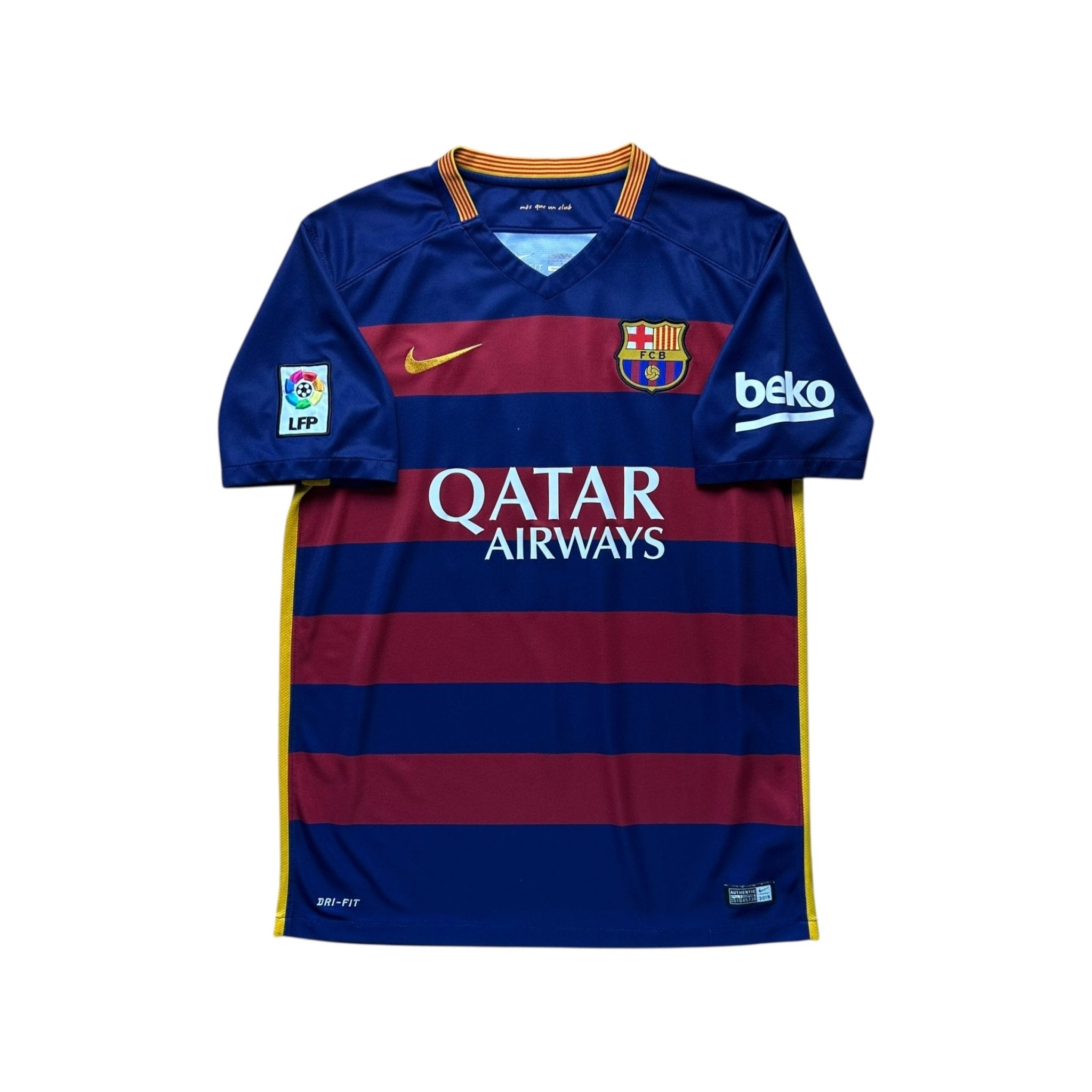 Barcelona 2015 - 16 Home Shirt (M) Messi 10 - Kitplug