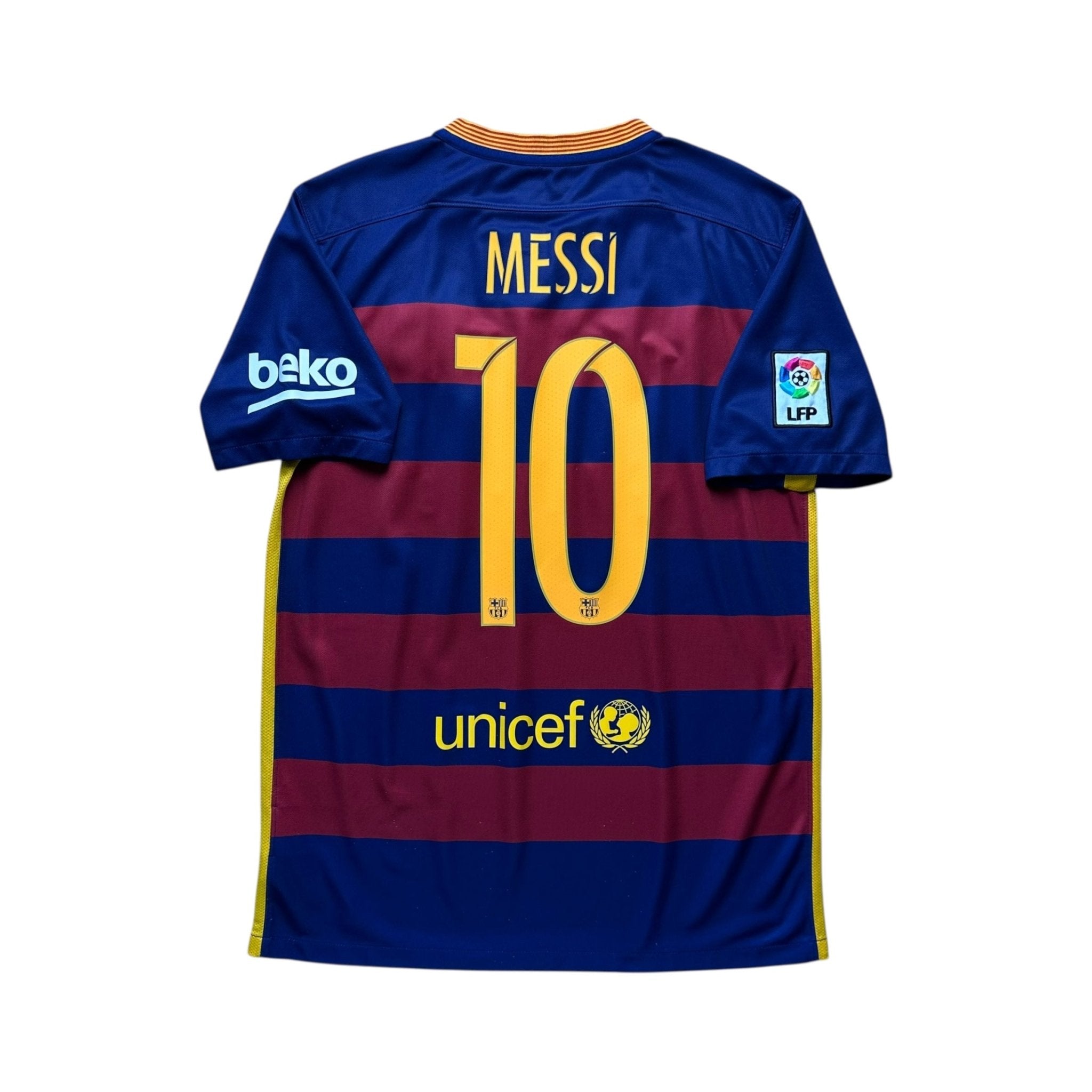 Barcelona 2015 - 16 Home Shirt (M) Messi 10 - Kitplug