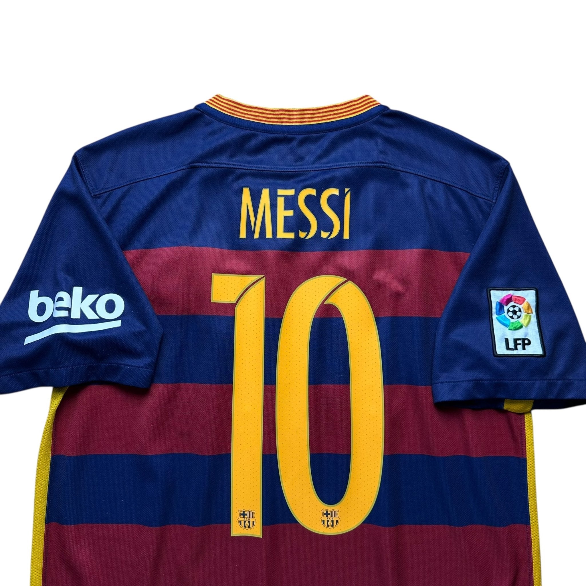 Barcelona 2015 - 16 Home Shirt (M) Messi 10 - Kitplug