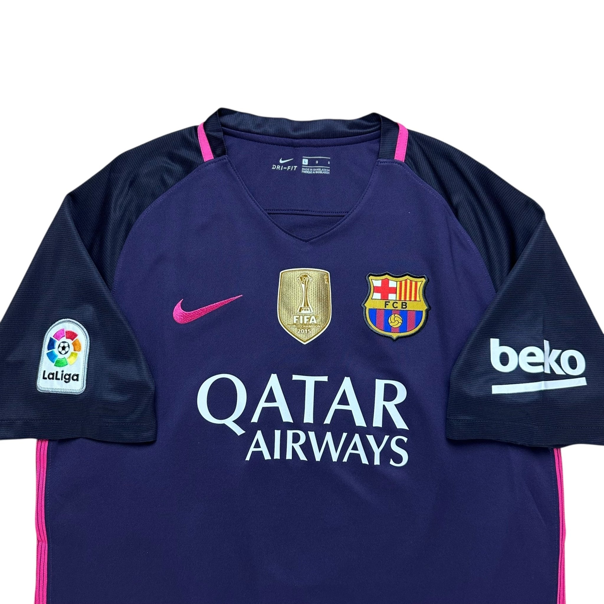 Barcelona 2016 - 17 Away Shirt (L) Iniesta 8 - Kitplug