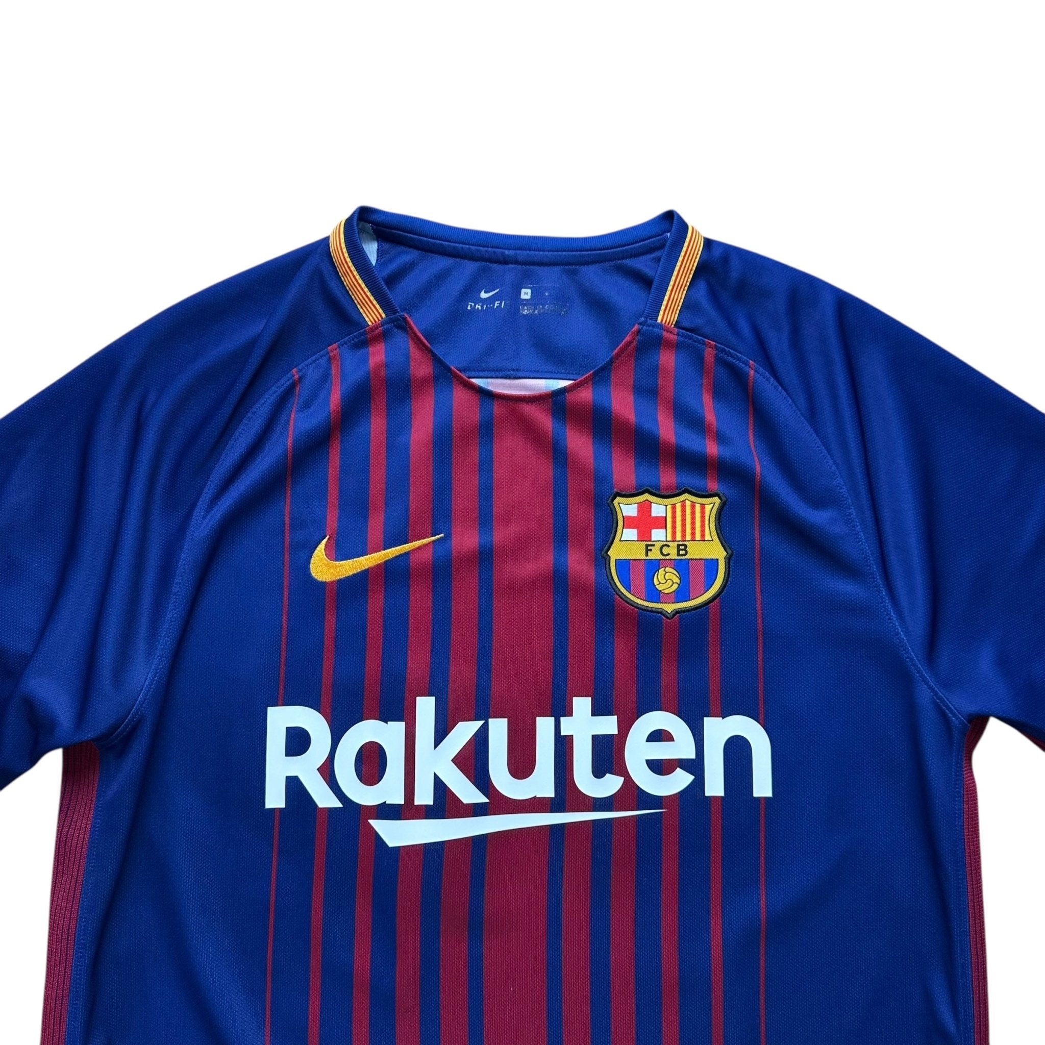 Barcelona 2017 - 18 Home Shirt (M) Messi 10 - Kitplug