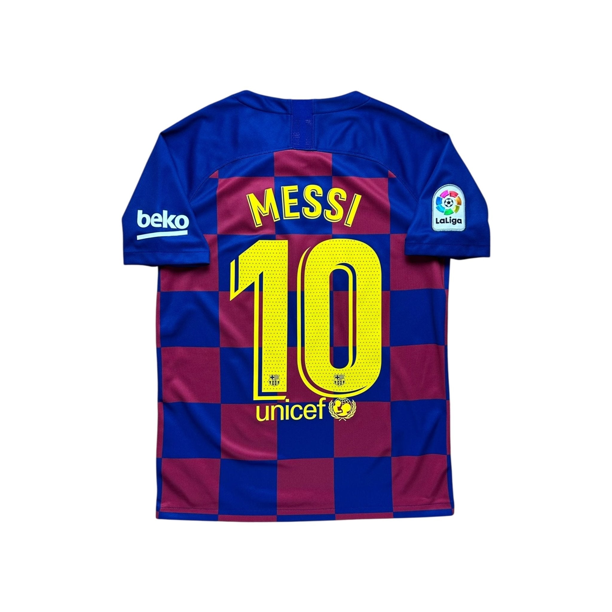 Barcelona 2019 - 20 Home Shirt (Youth XL) Messi 10 - Kitplug