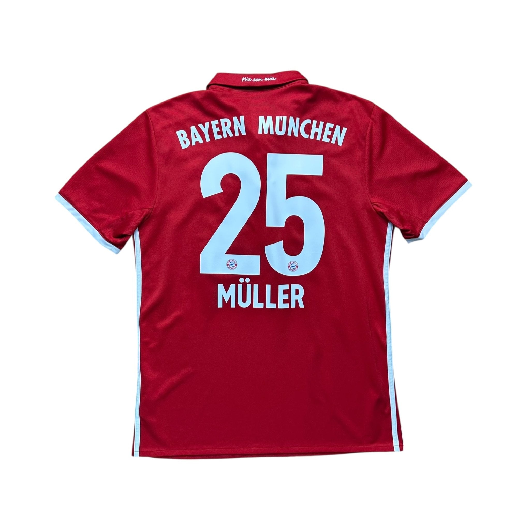 Bayern Munich 2016 - 17 Home Shirt (M) Muller 25 - Kitplug