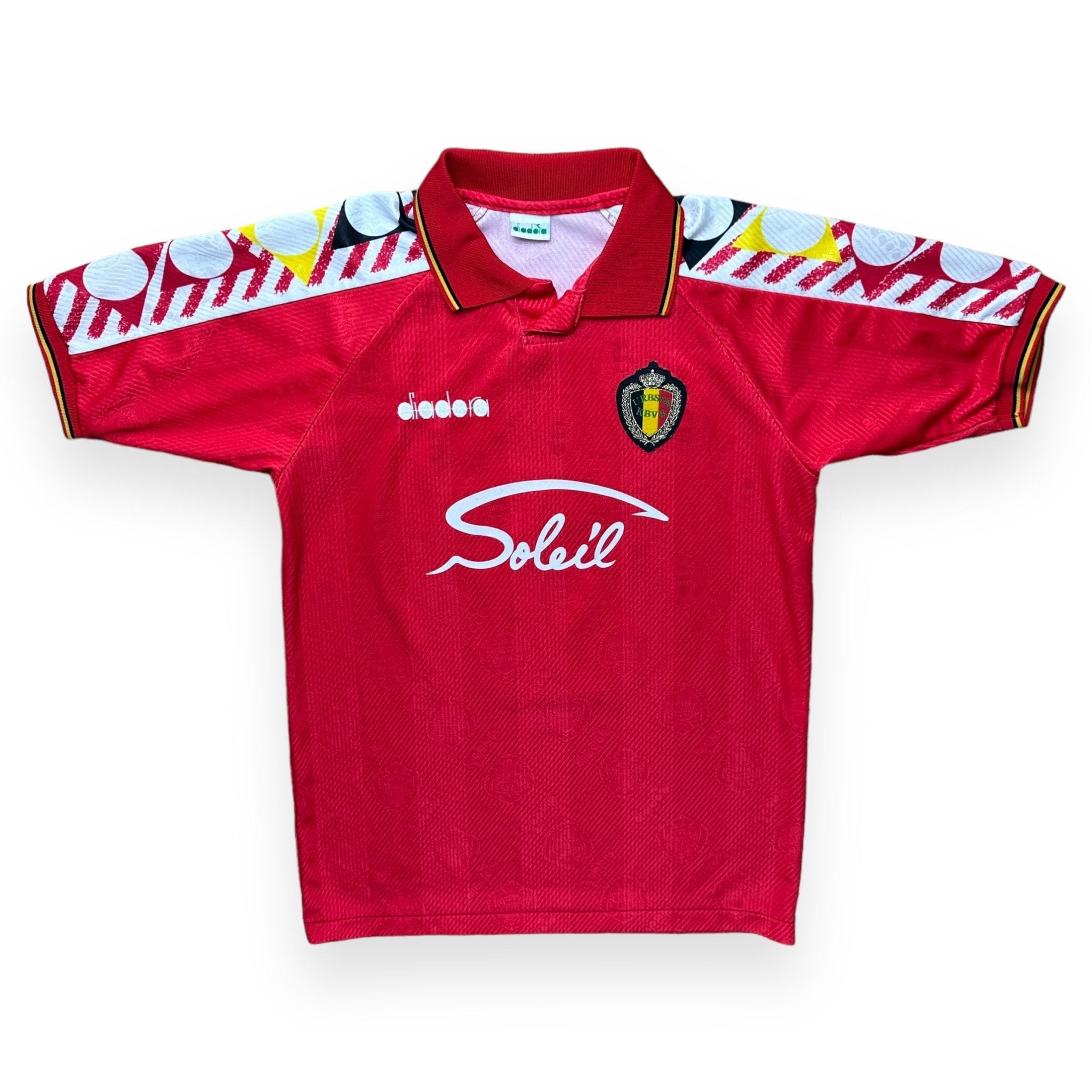 Belgium 1994 Home Shirt (M) Toriyabe 2 - Kitplug