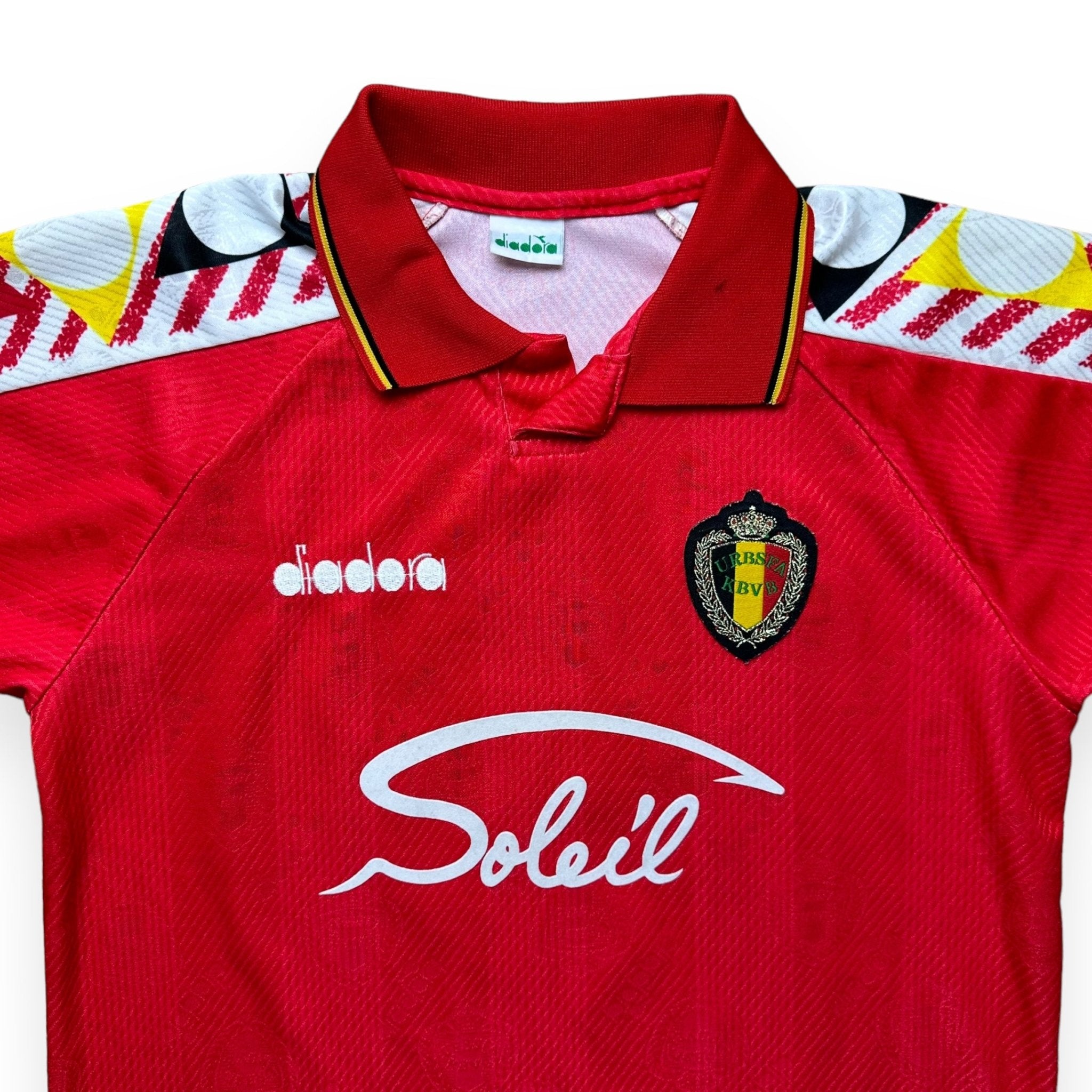 Belgium 1994 Home Shirt (M) Toriyabe 2 - Kitplug