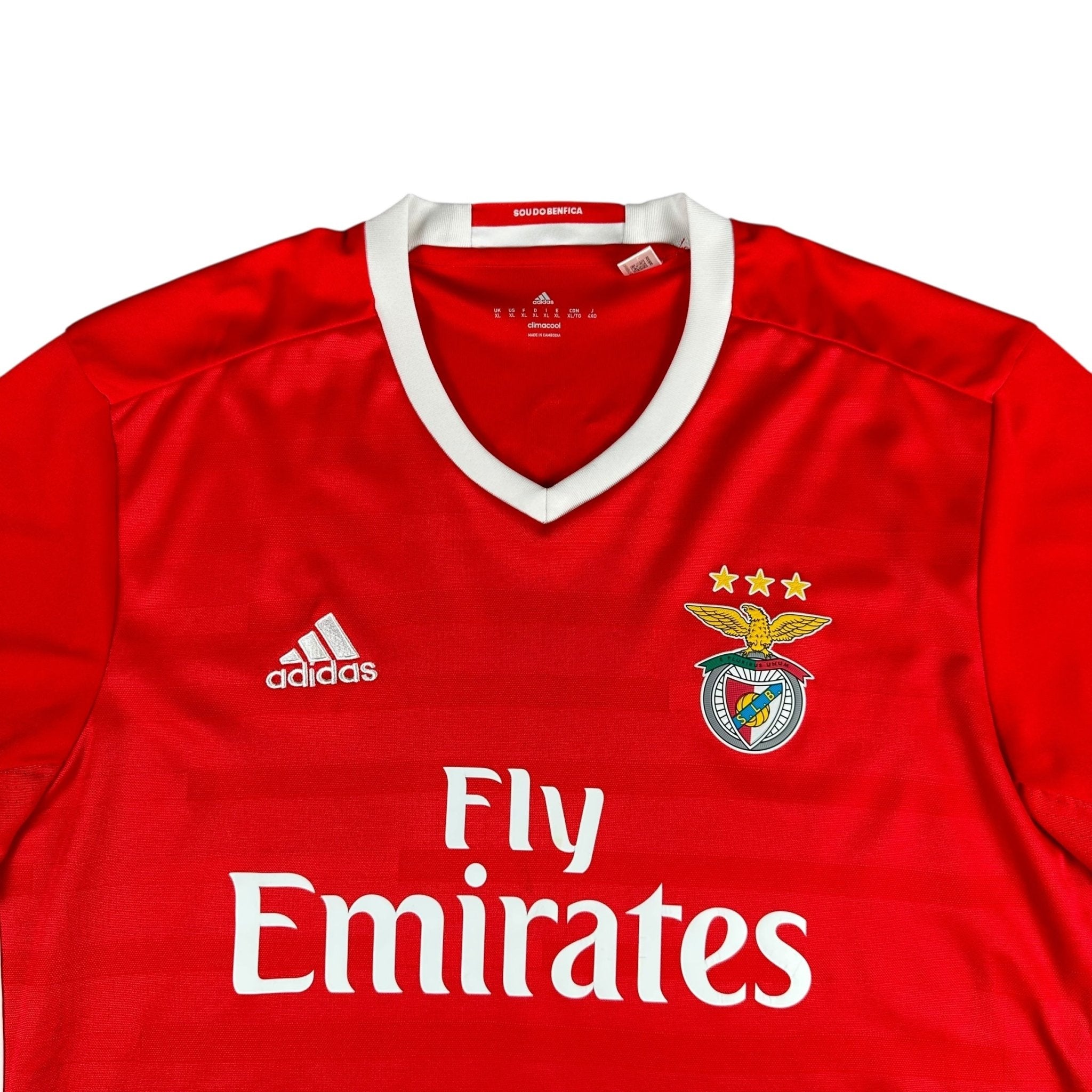 Benfica 2017-18 Home Shirt (XL) - Kitplug